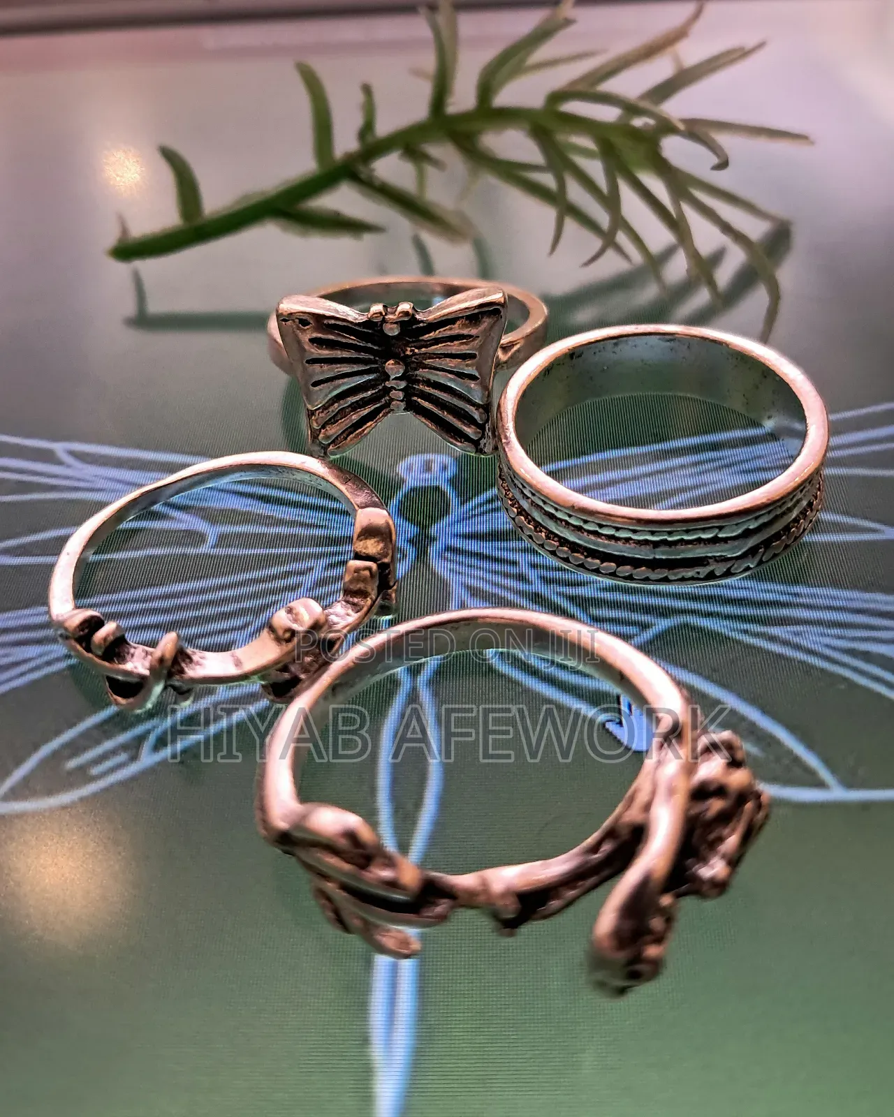 Stainless Steel 4 Rings Sets