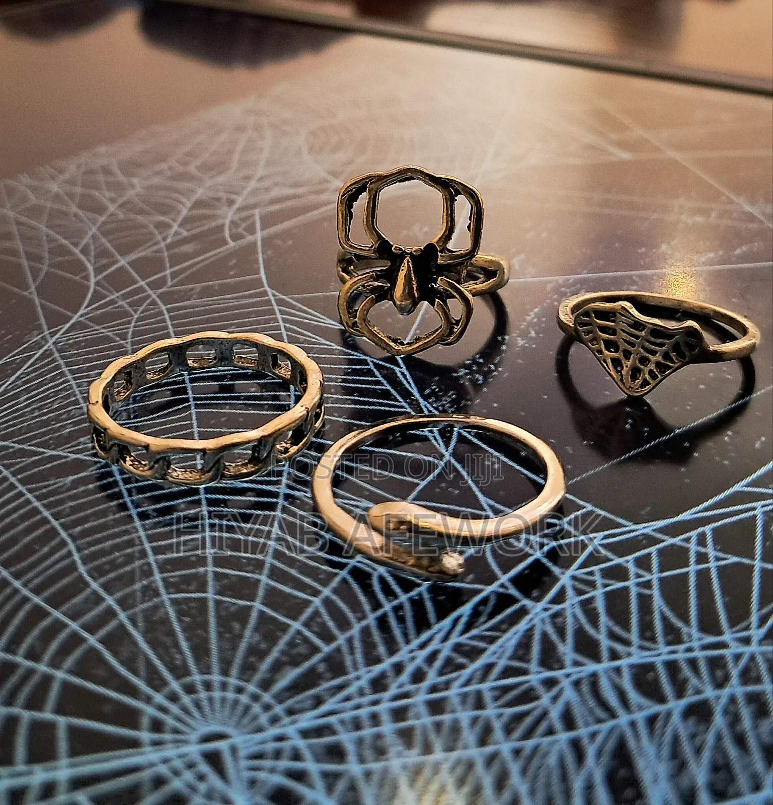 Stainless Steel 4 Rings Sets