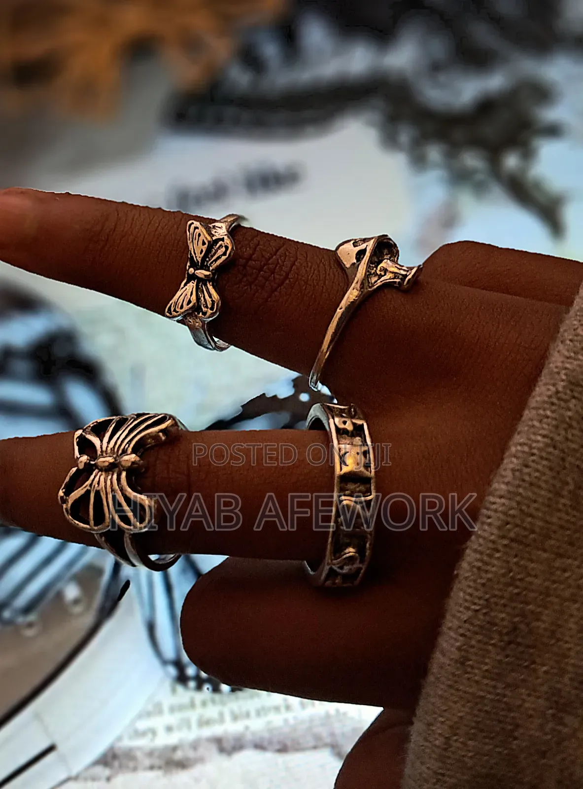 Stainless Steel 4 Rings Sets