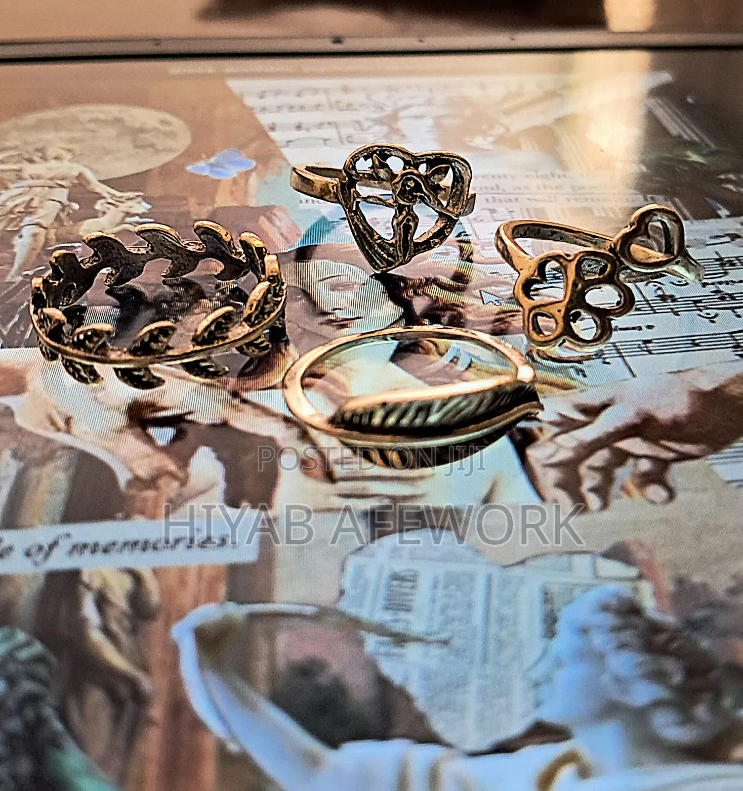 Stainless Steel 4 Rings Sets