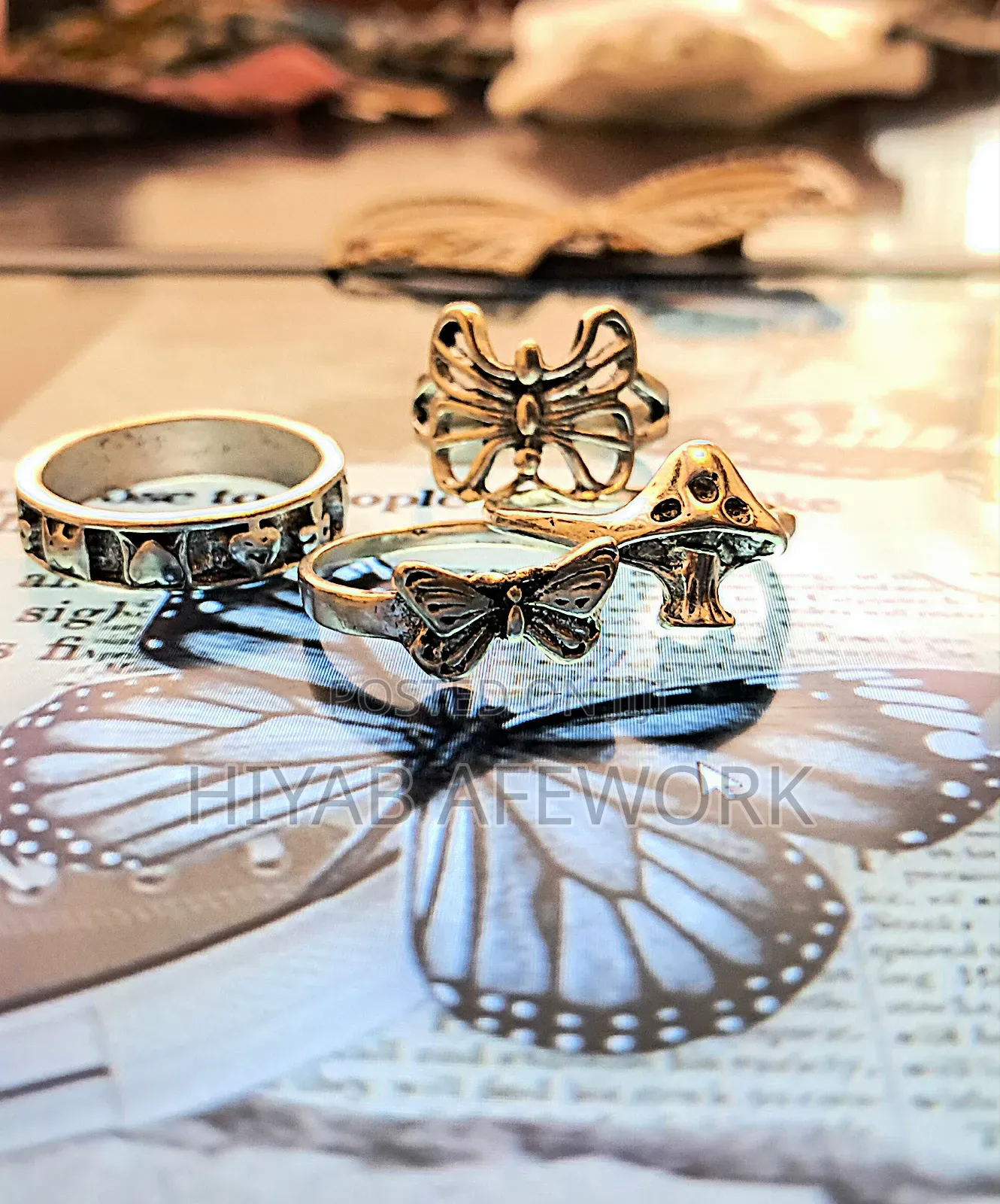 Stainless Steel 4 Rings Sets