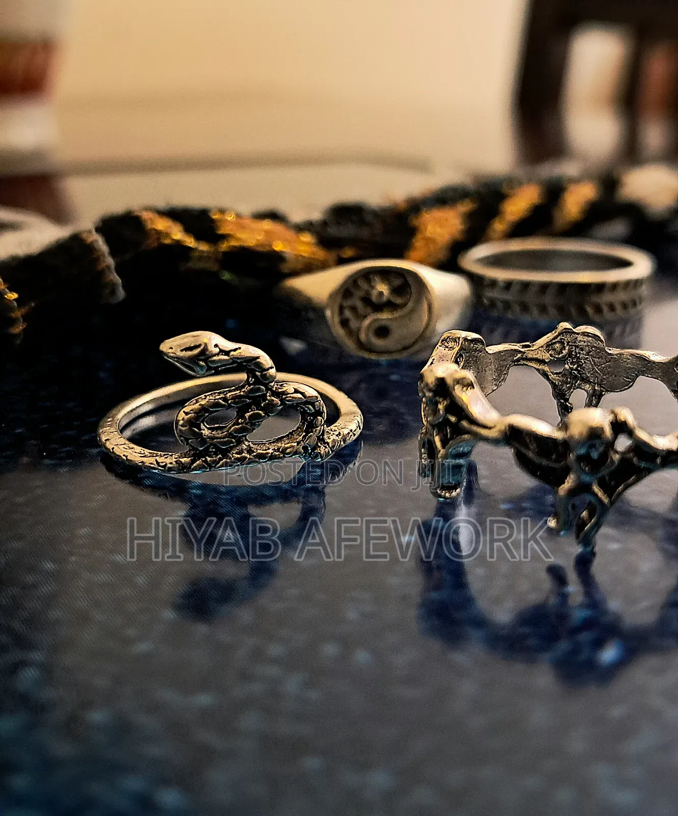 Stainless Steel 4 Rings Sets