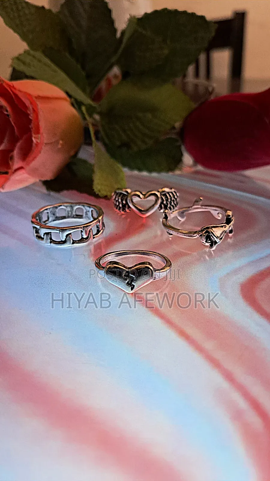 Stainless Steel 4 Rings Sets