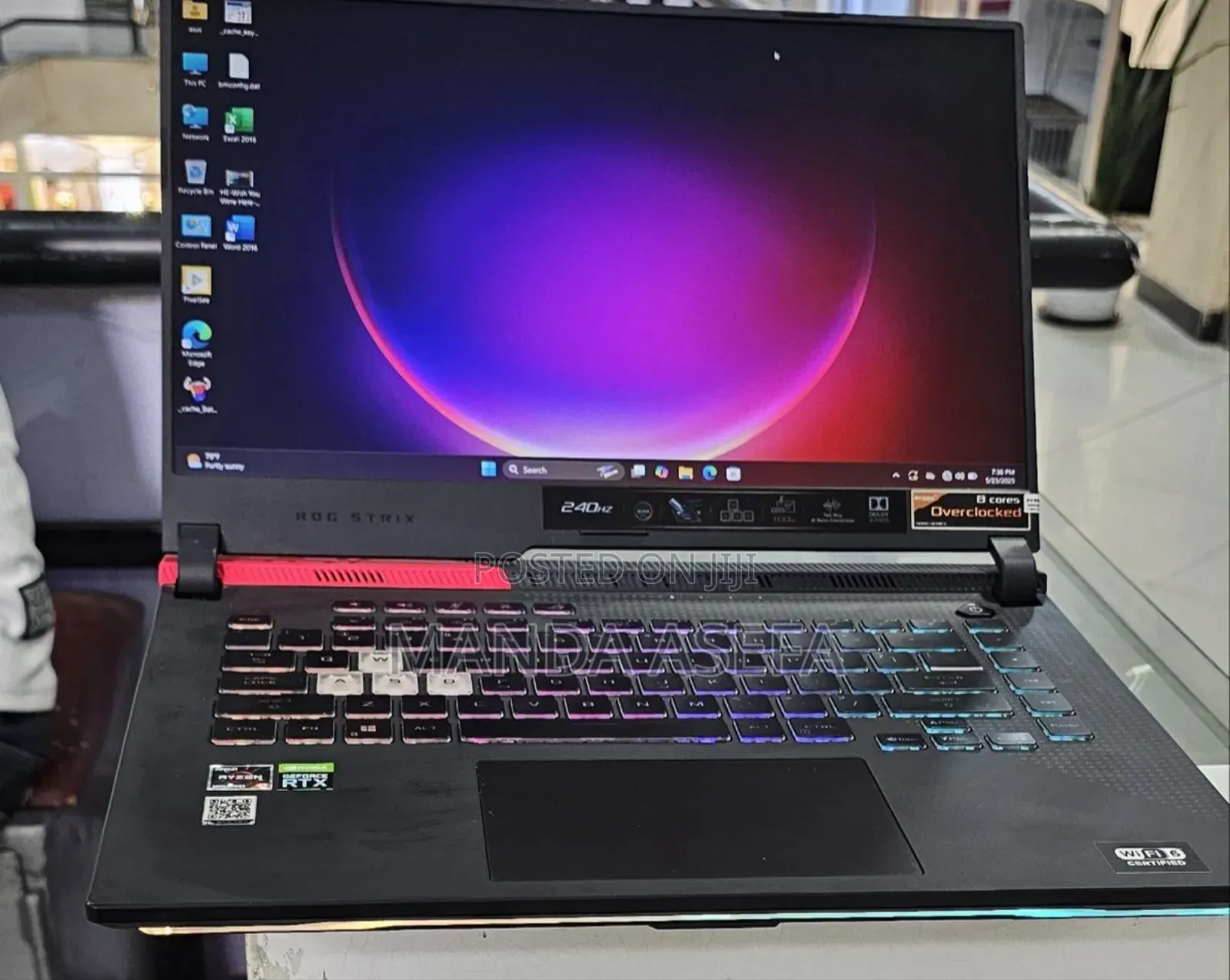 New Laptop Asus ROG Strix G16 G614 16GB AMD Ryzen 9 SSD 1T