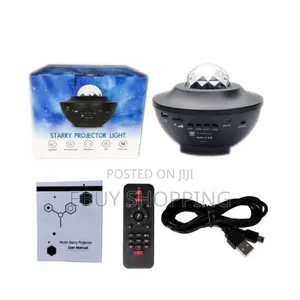 Photo - Cosmic Wave Bedroom Lamp – Bluetooth Speaker Remote Control