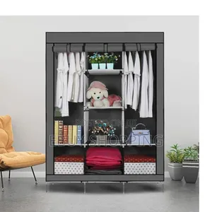 **Versatile Mobile Wardrobe – Easy Setup, Elegant Finish**