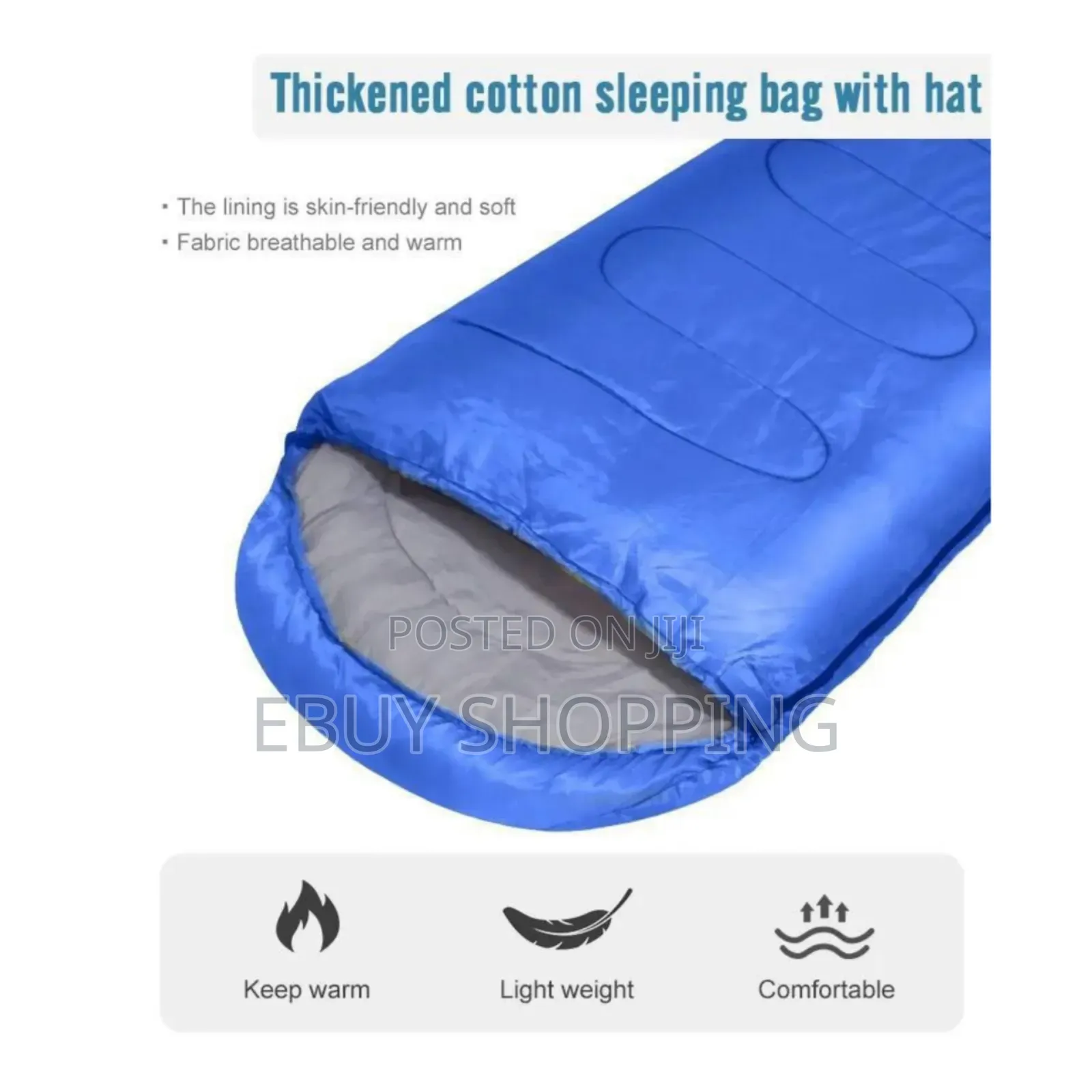 All-Terrain Sleeping Bag: Water-Resistant Easy to Clean