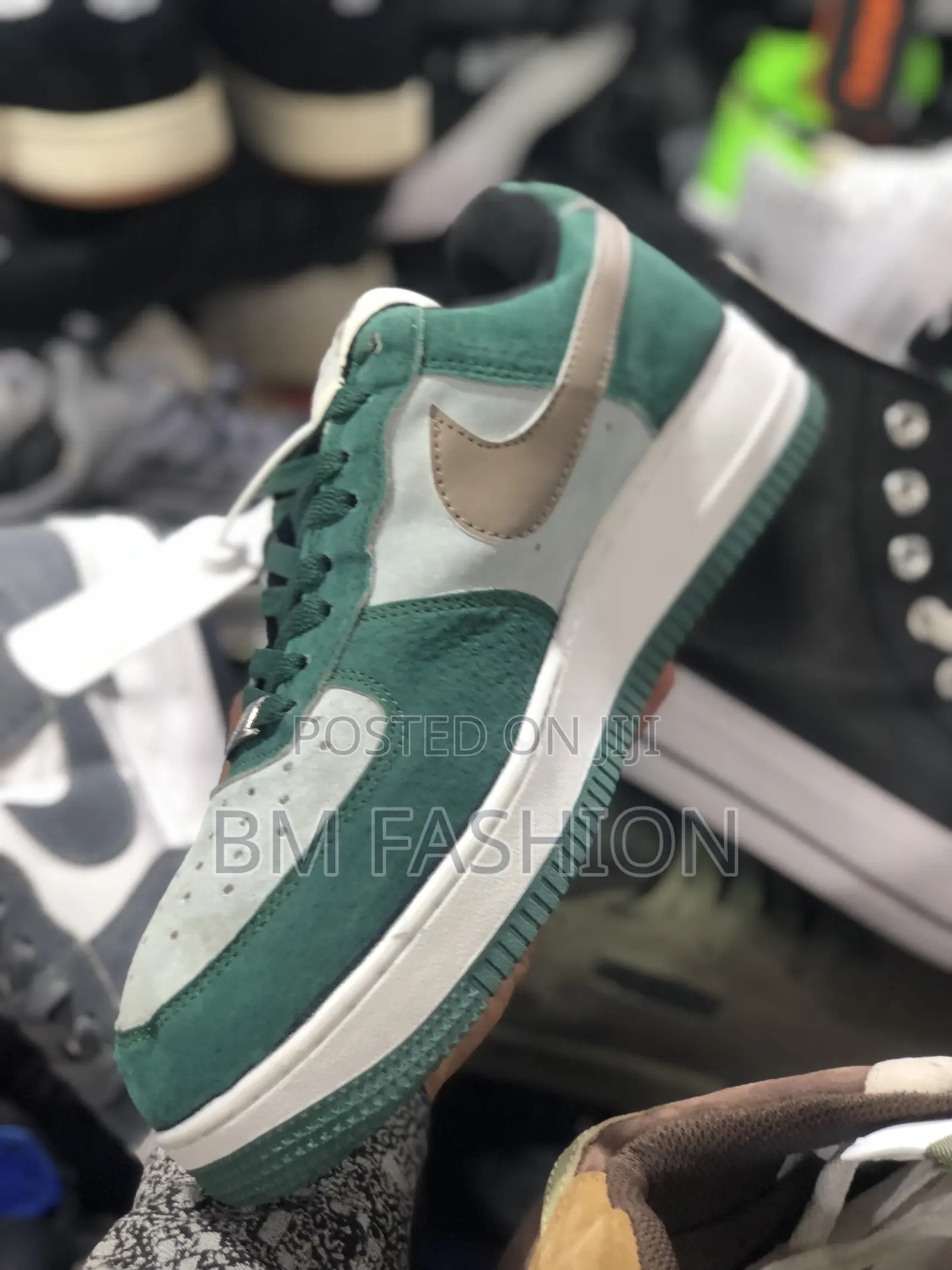 Nike Playstation Green Suede