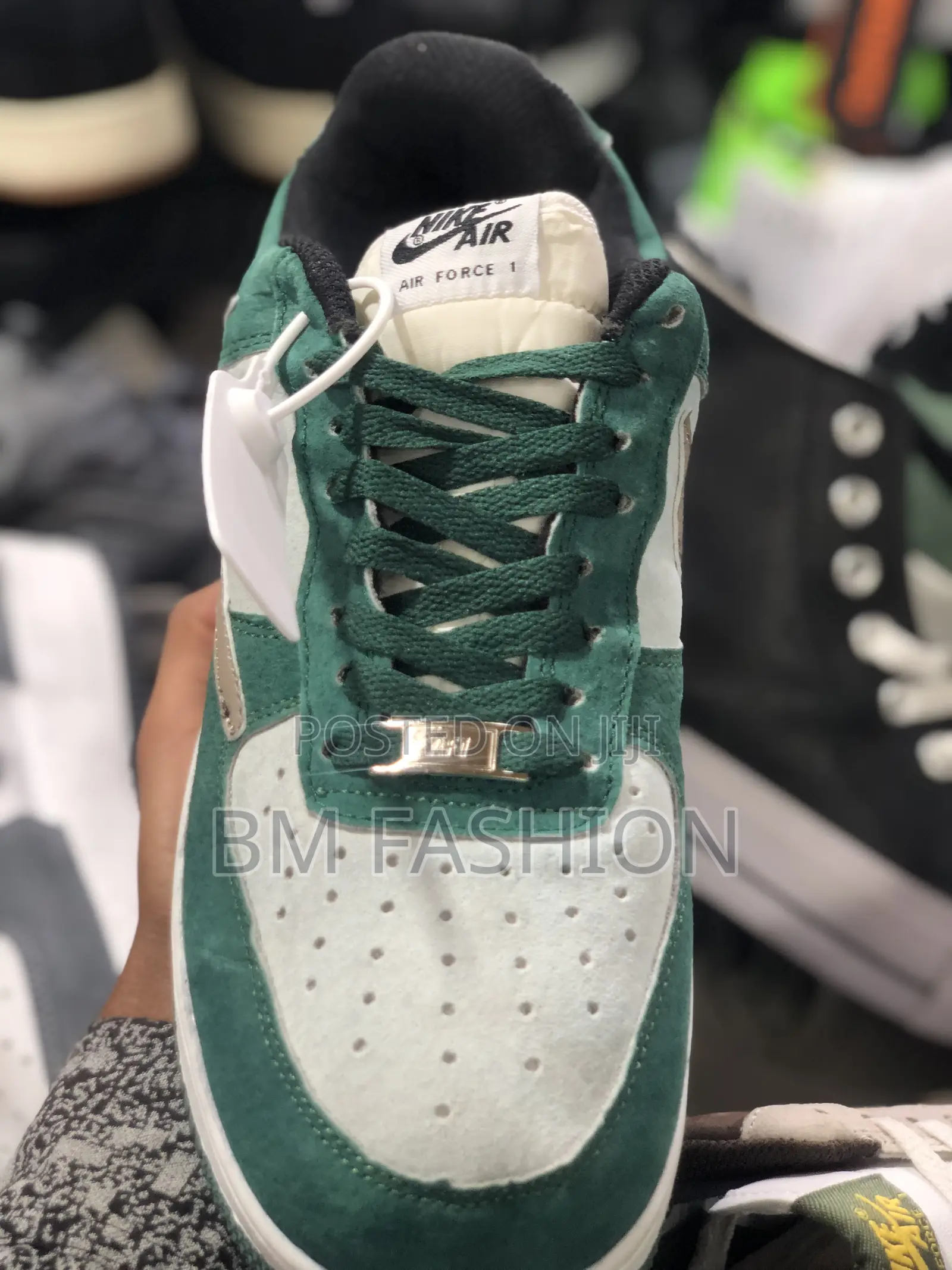 Nike Playstation Green Suede