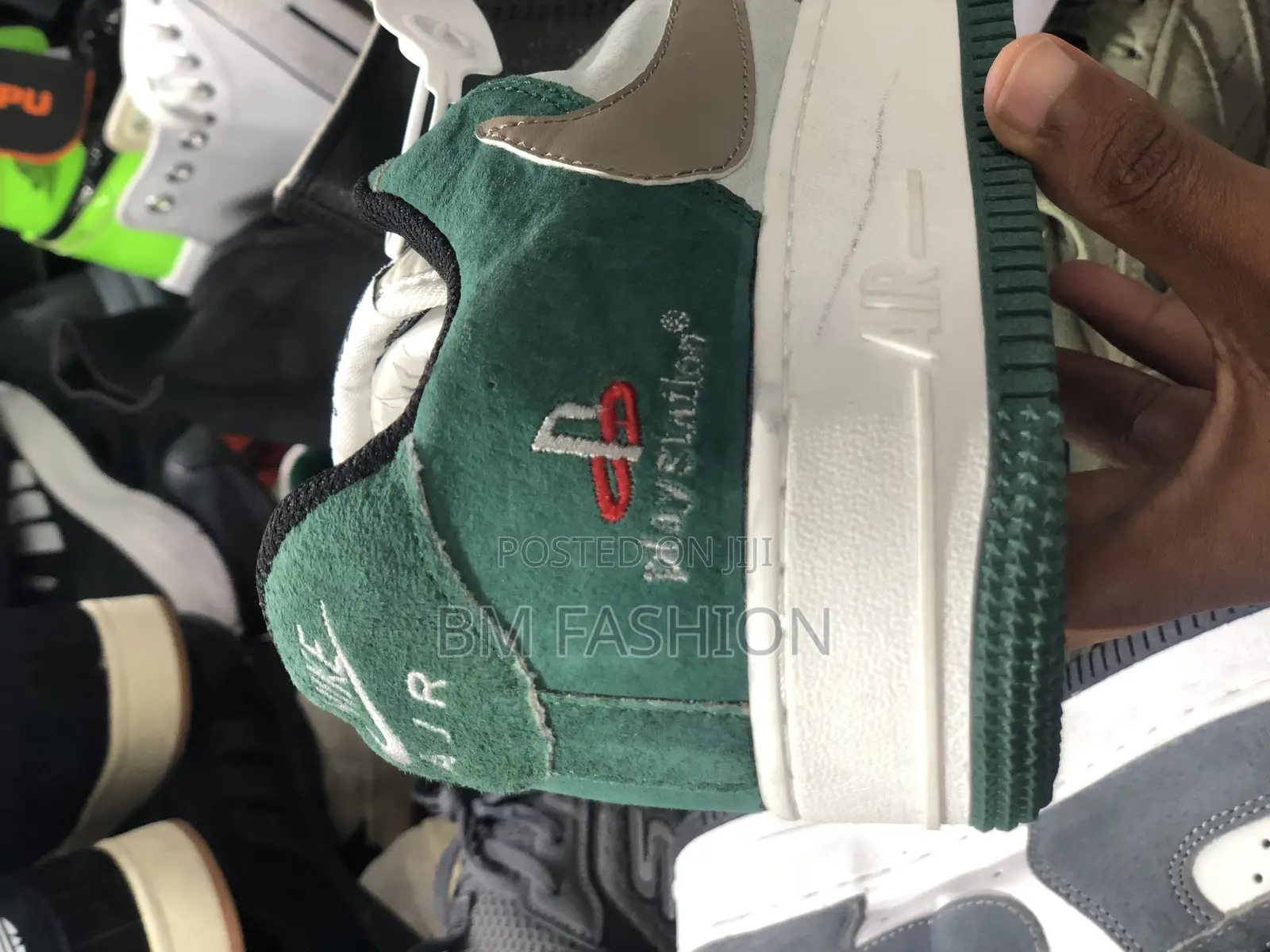 Nike Playstation Green Suede