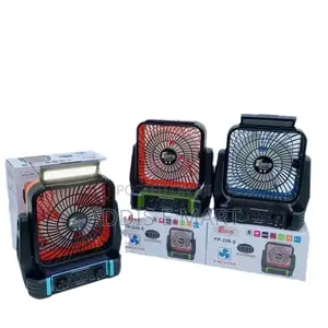 Photo - Solar-Charged Wireless Speaker With an 8-Inch Fan