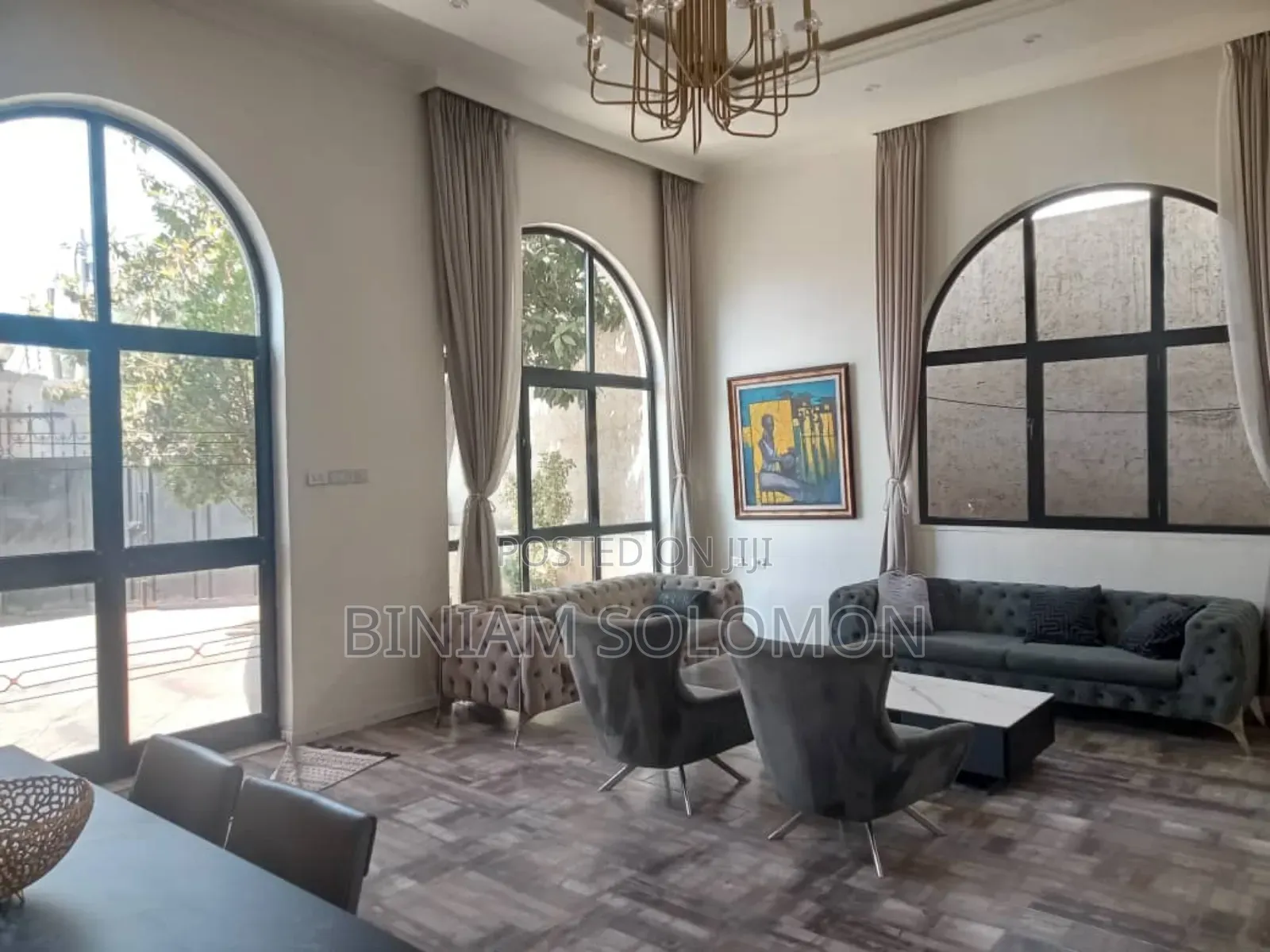 Furnished 3bdrm Villa in Bole for rent