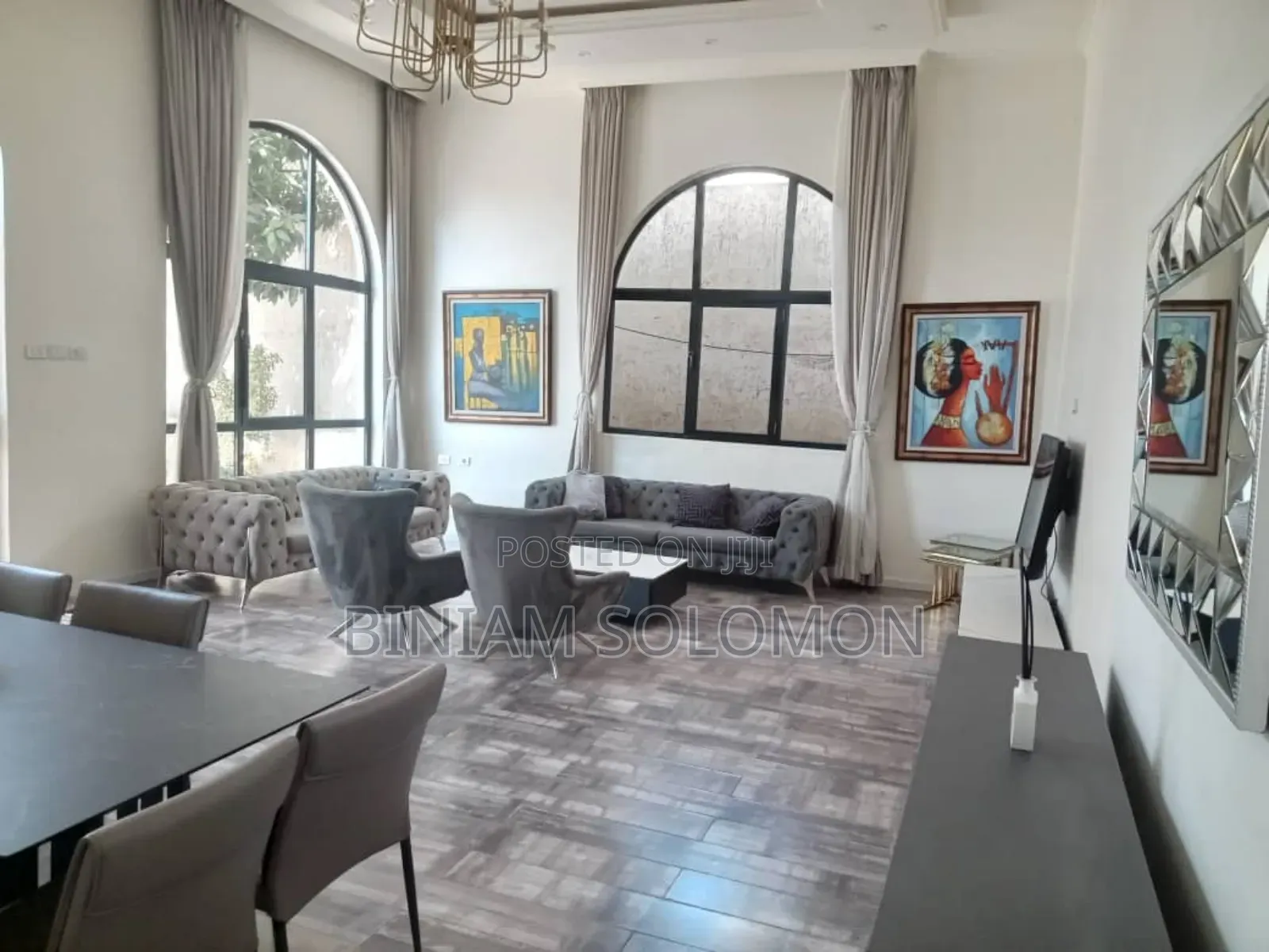 Furnished 3bdrm Villa in Bole for rent