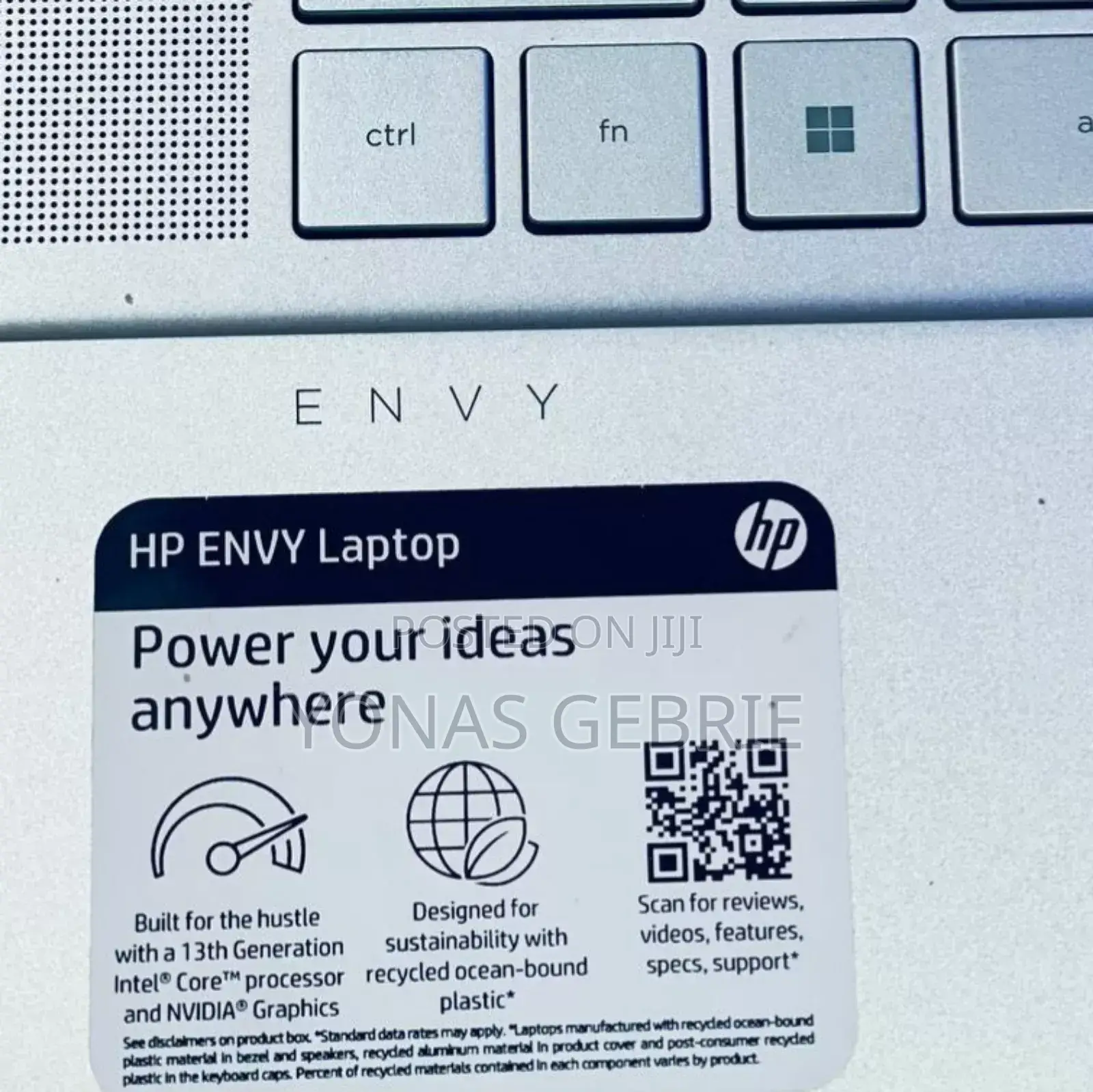 New Laptop HP Envy 16 Gaming 16-H1023dx 16GB Intel Core I7 SSD 1T