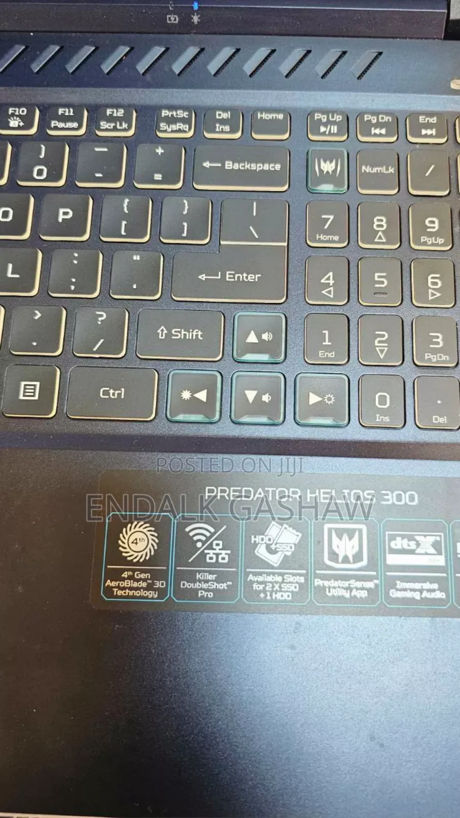 New Laptop Acer Predator Helios 300 16GB Intel Core I7 SSD 1T