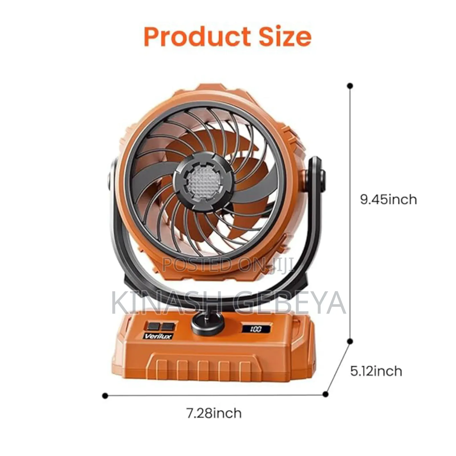 Desktop Rechargeable Turbo Fan