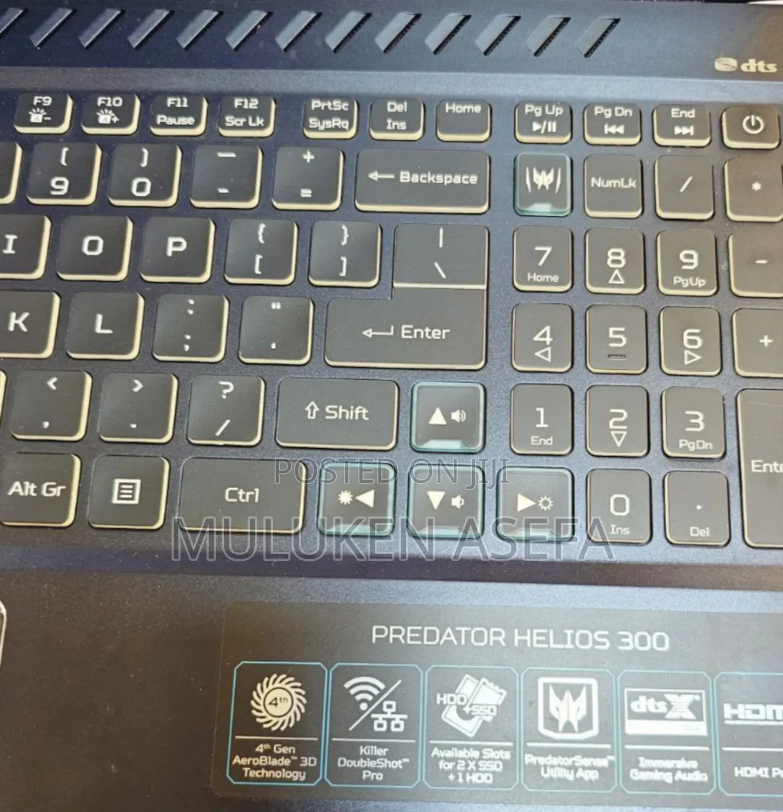 New Laptop Acer Predator Helios 300 16GB Intel Core I7 SSD 1T