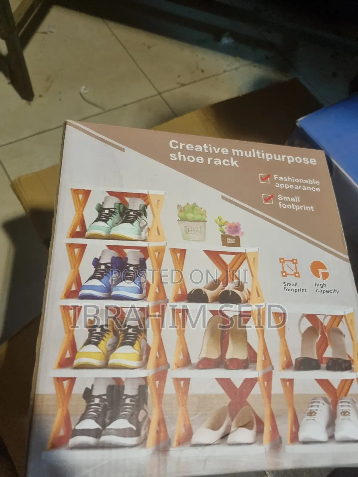 6 Layer Shoe Rack X Design