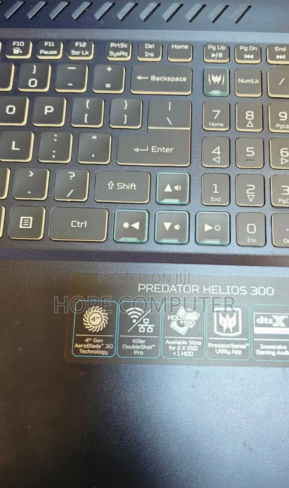 New Laptop Acer Predator Helios 300 16GB Intel Core I7 SSD 1T