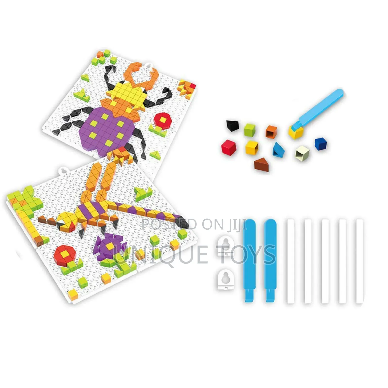 6-in-1 Building Block Puzzle Series Set, 420 Pieces