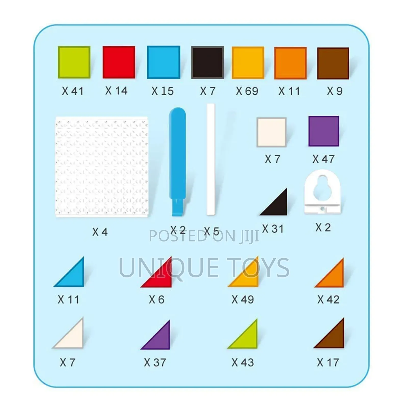 6-in-1 Building Block Puzzle Series Set, 420 Pieces