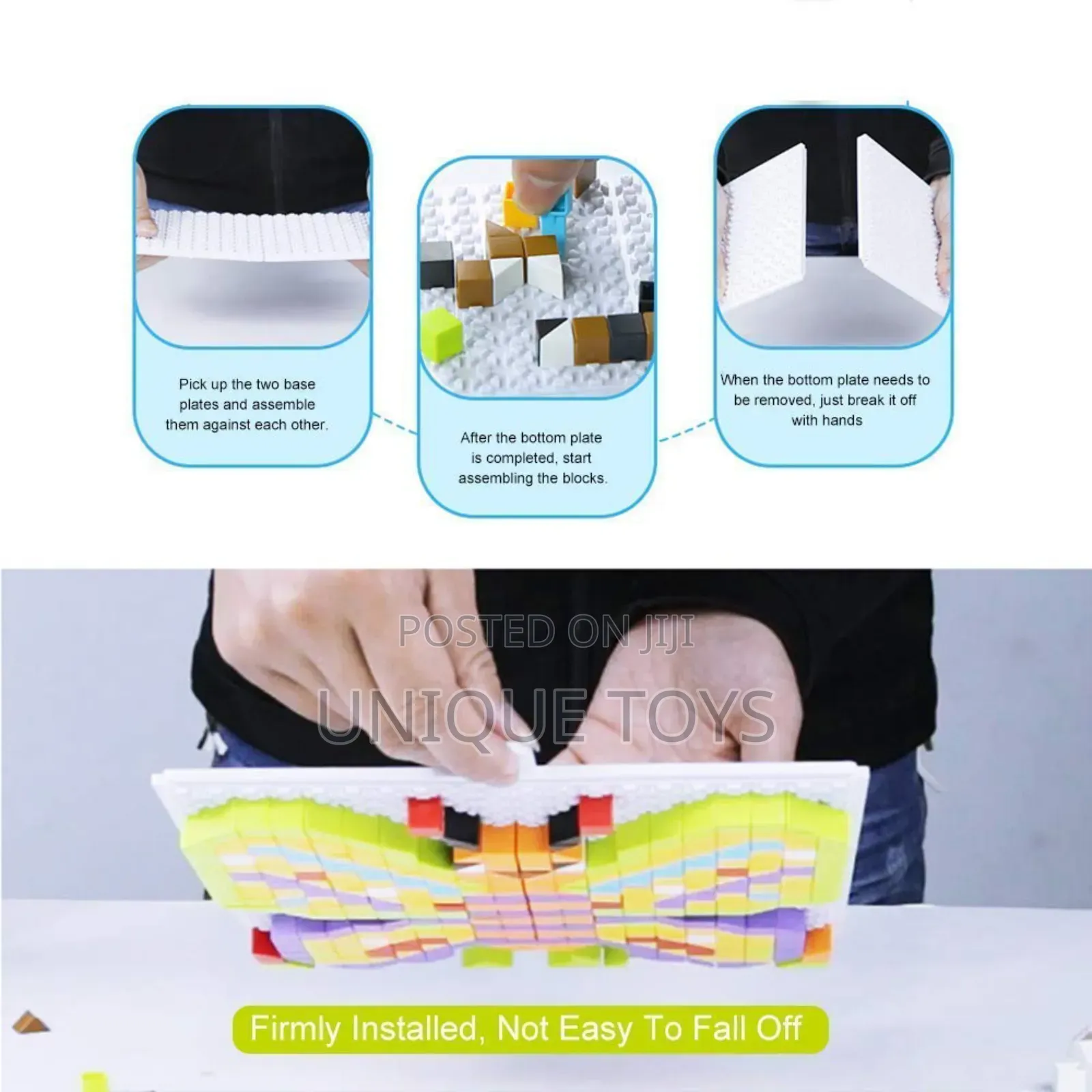 6-in-1 Building Block Puzzle Series Set, 420 Pieces