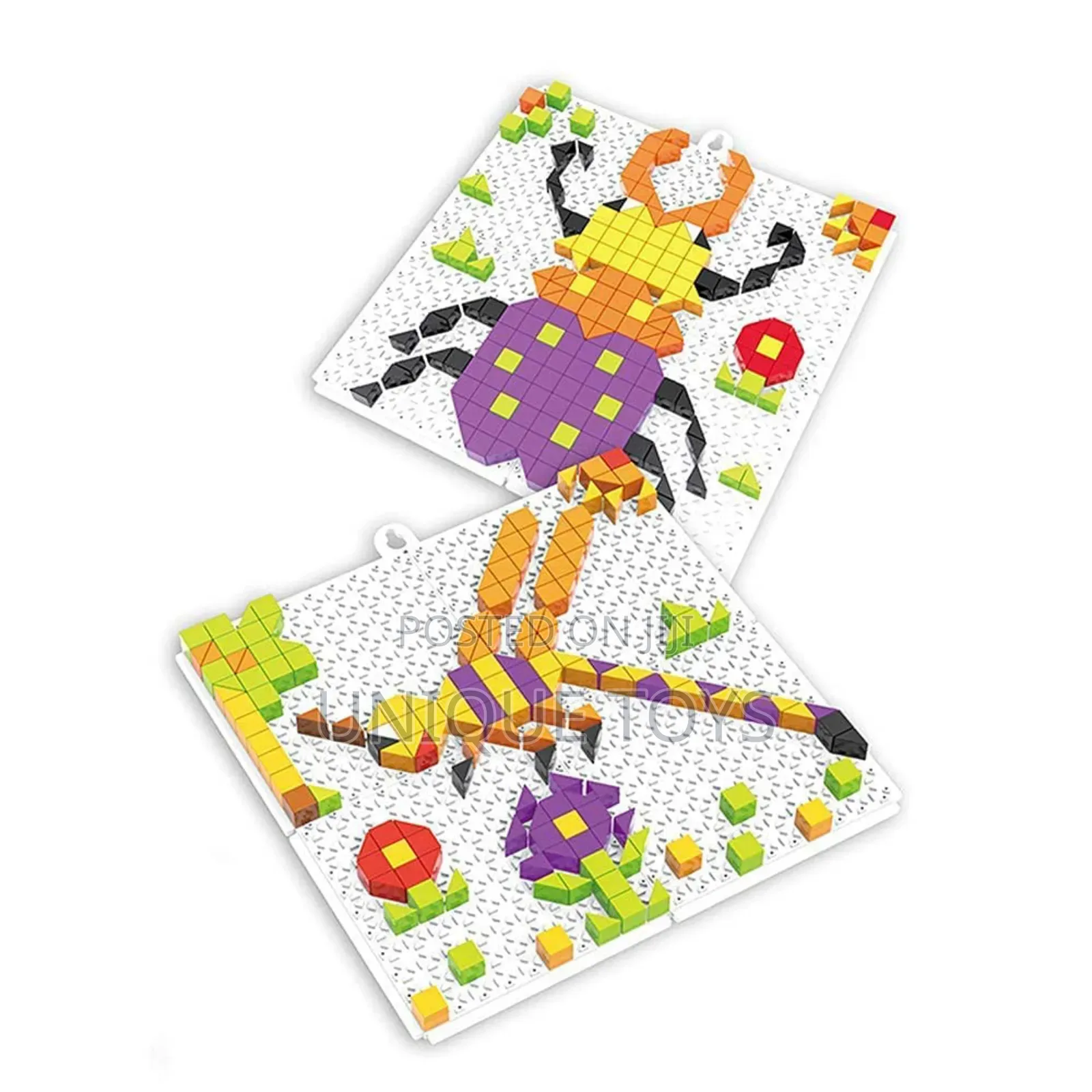 6-in-1 Building Block Puzzle Series Set, 420 Pieces