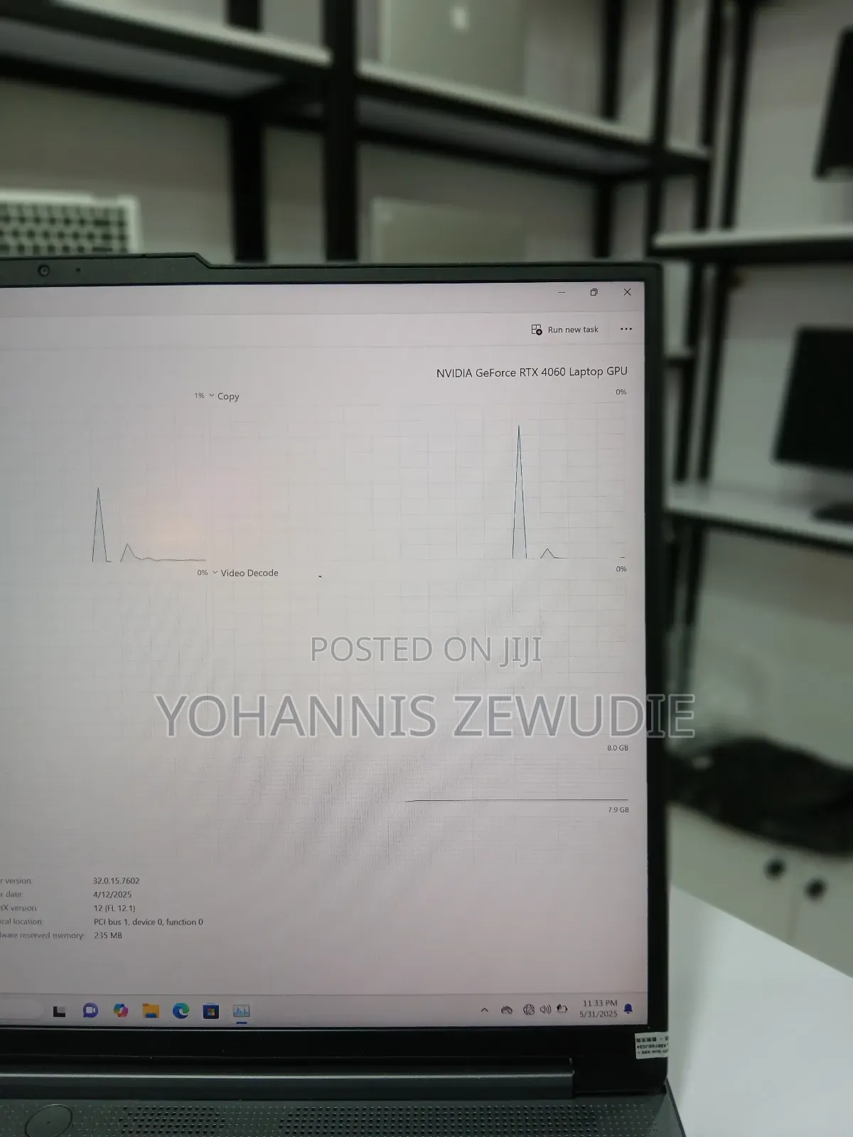 New Lenovo Legion Y7000P IRX9 Gaming Laptop 16GB Intel Core I7 SSD 1T