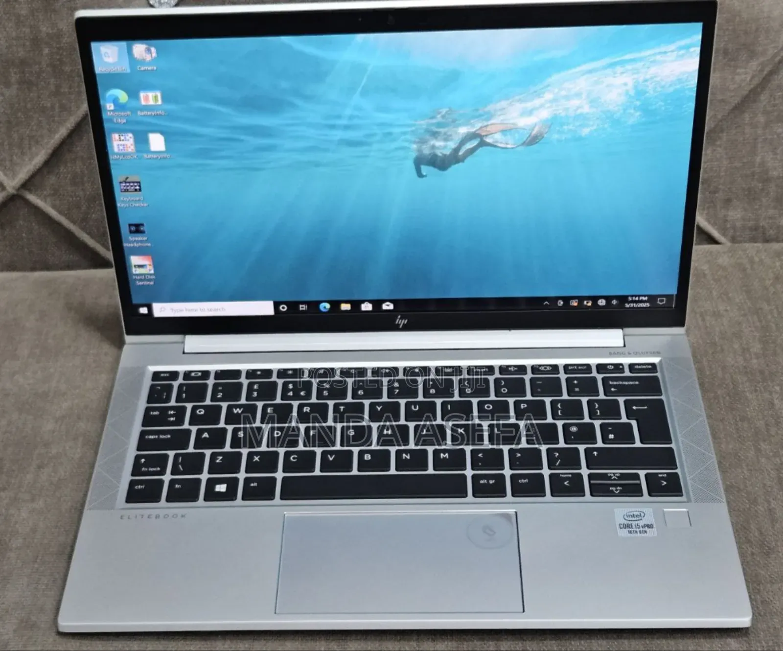 New Laptop HP EliteBook 840 G7 16GB Intel Core I5 SSD 512GB