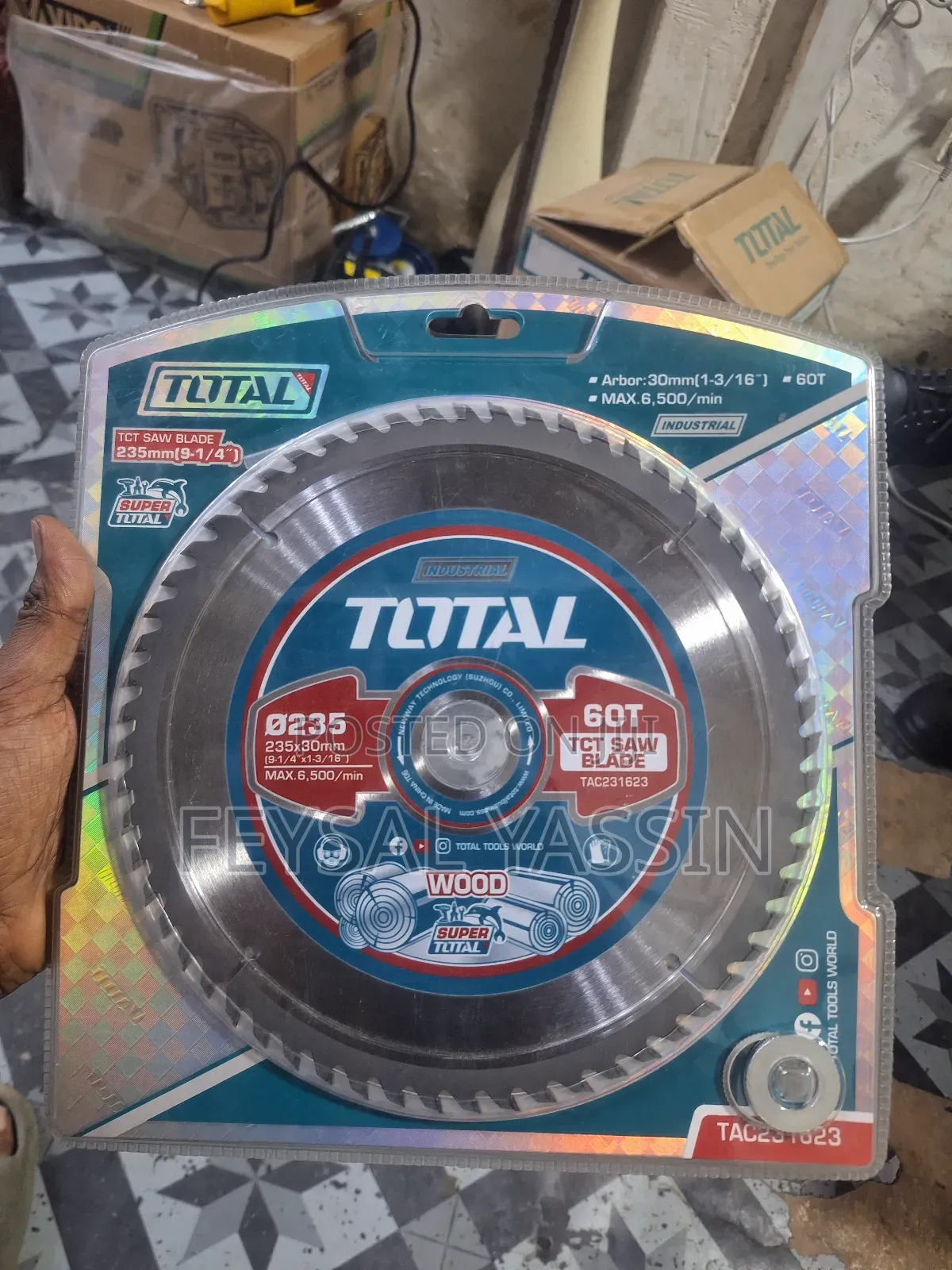 Total TCT Saw Blade 235 Disc 60t Play Wood Cutter Disc