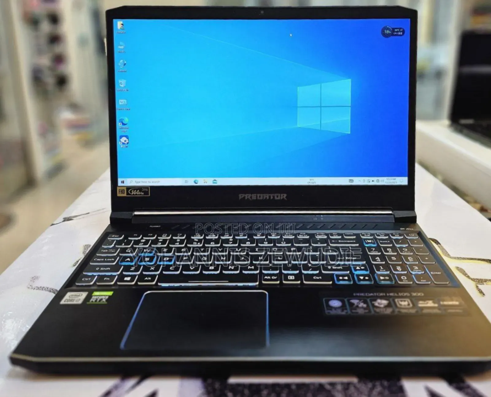 New Laptop Acer Predator Helios 300 16GB Intel Core I7 SSD 1T