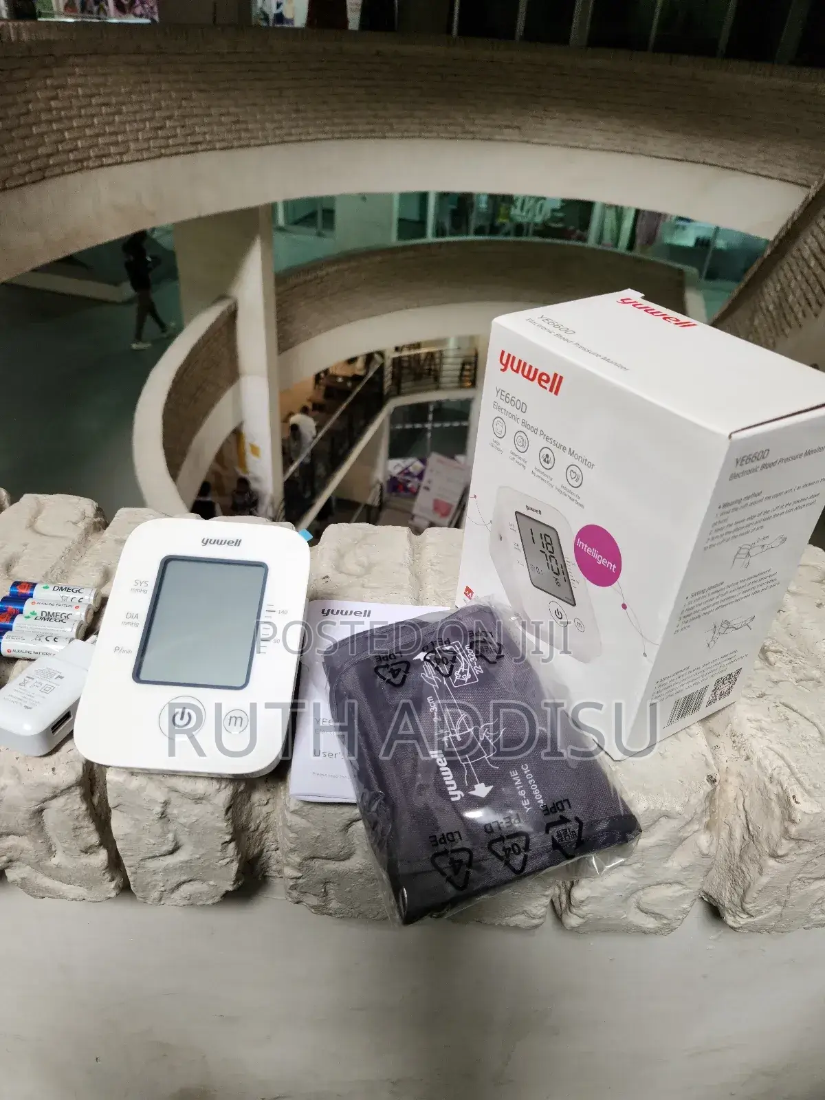 Rechargeable Battery Blood Pressure Monitor米蘭digital Bp New