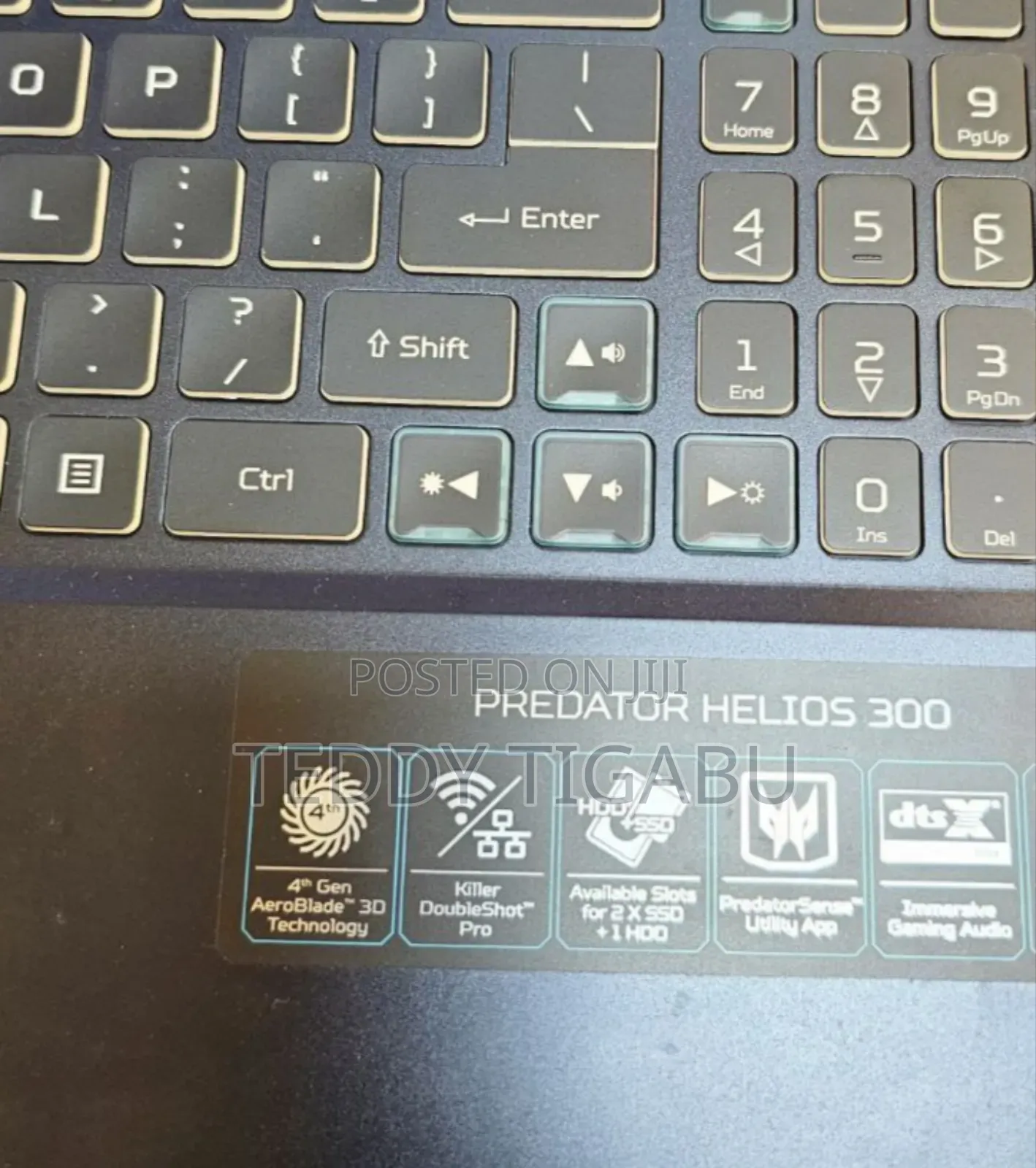 New Laptop Acer Predator Helios 300 16GB Intel Core I7 SSD 1T