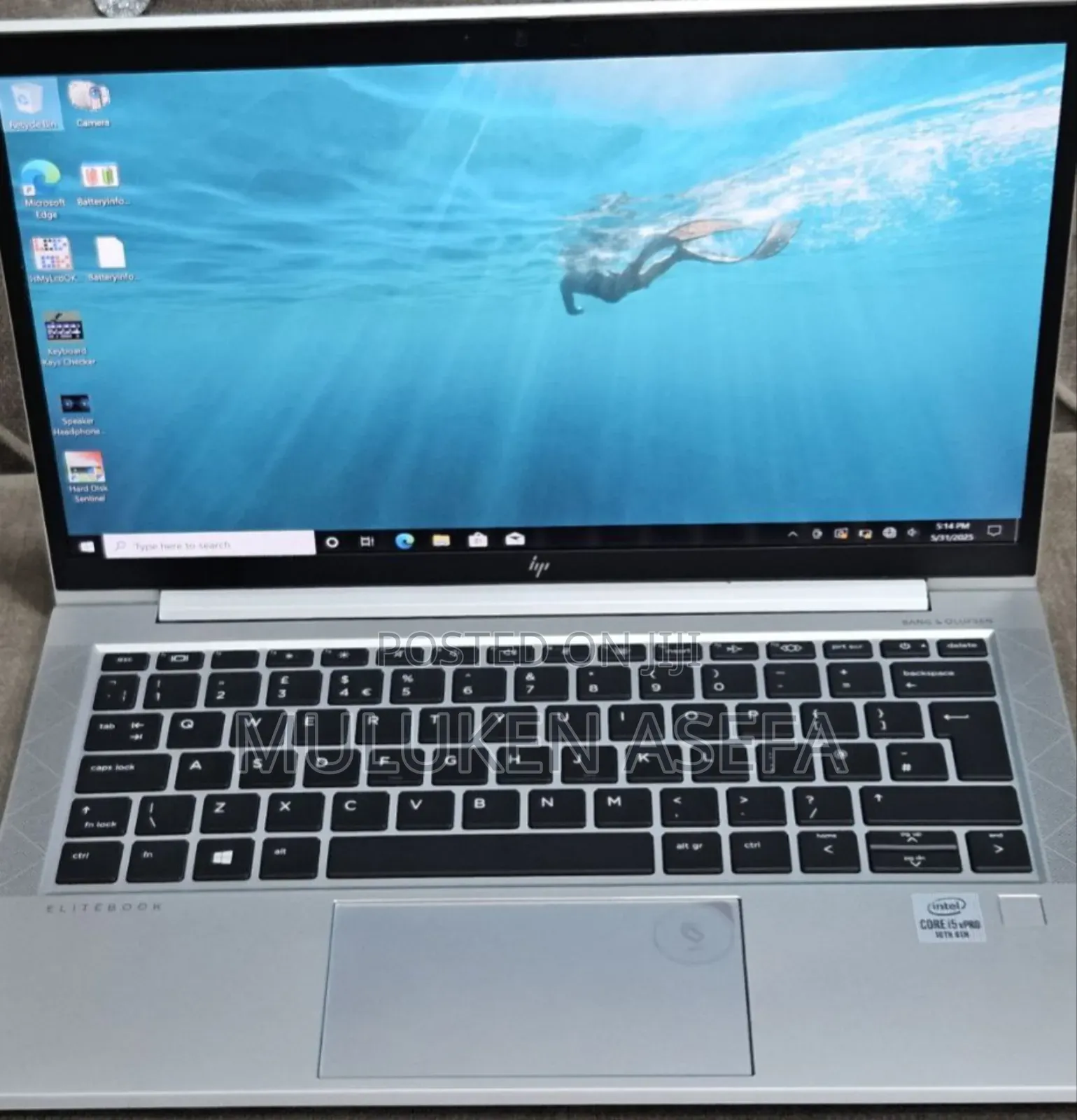 New Laptop HP EliteBook 830 G7 16GB Intel Core I5 SSD 512GB