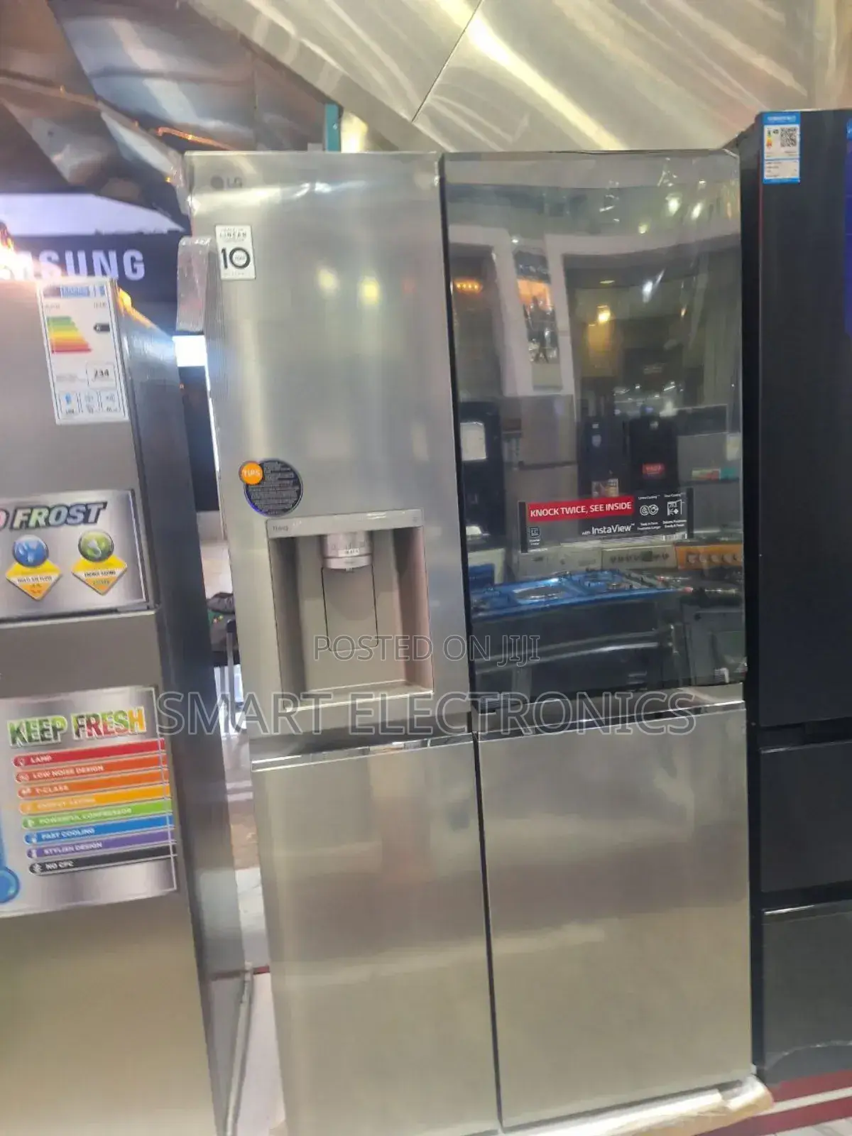 Lg Uv Nano Knock Twice, See Inside; Side by Side Door