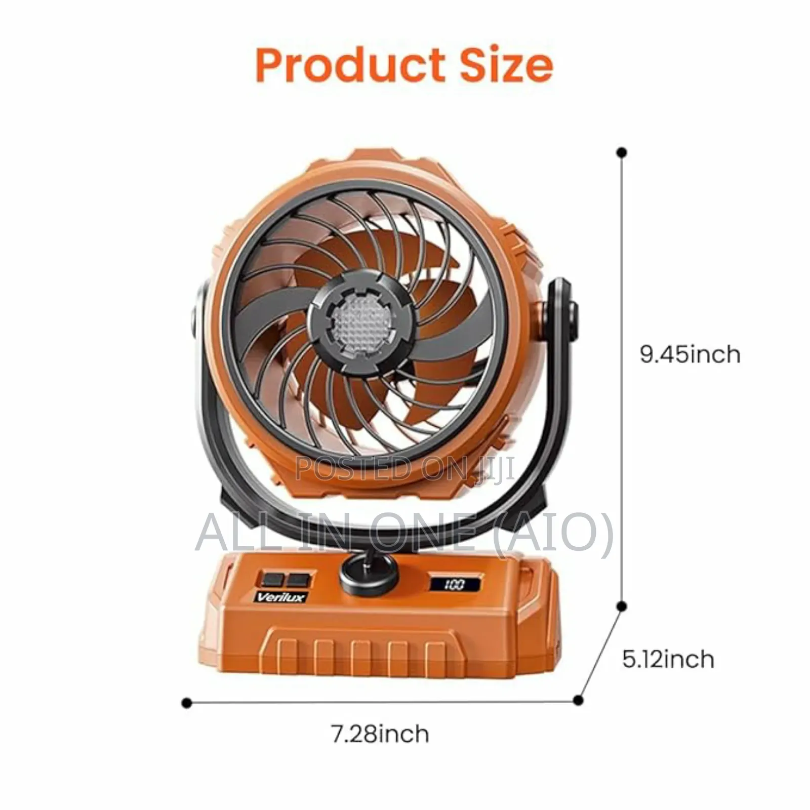 Desktop Rechargeable Turbo Fan