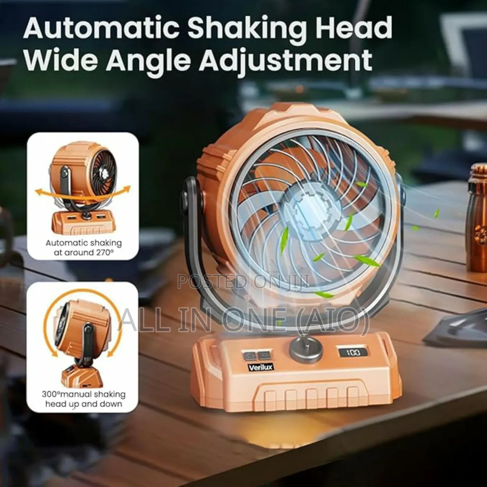 Desktop Rechargeable Turbo Fan