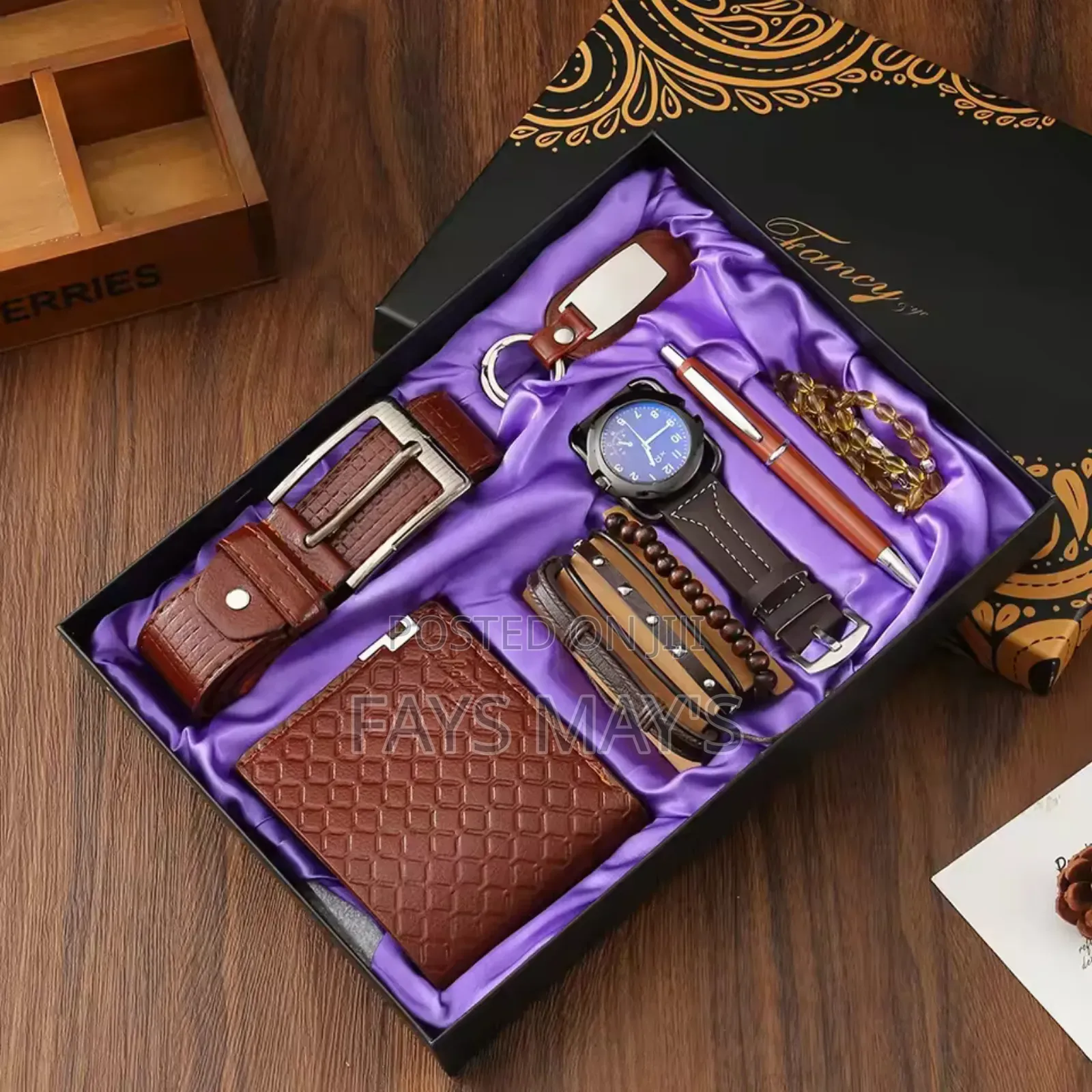 Business Men's Watch Gift Box Set Father's Day Birthday 