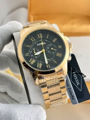Fossil Chronograph Men's Watch in Gold
