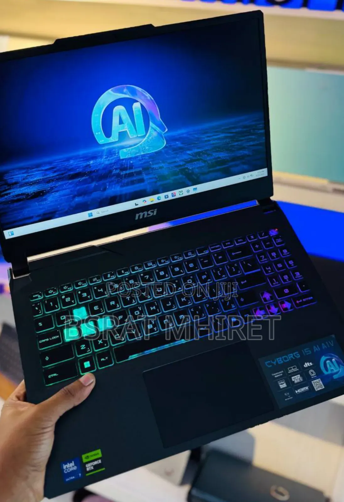 New Laptop MSI GF63 16GB Intel Core Ultra 7 SSD 512GB