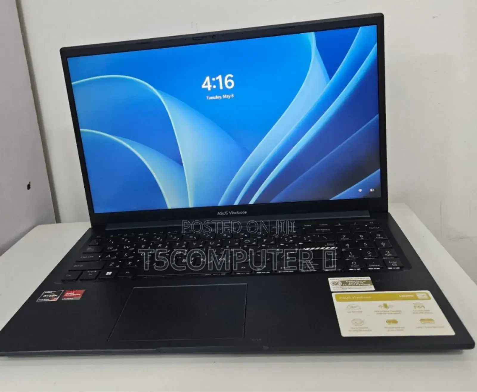 New Laptop Asus Vivobook 16 16GB AMD Ryzen 5 SSD 512GB