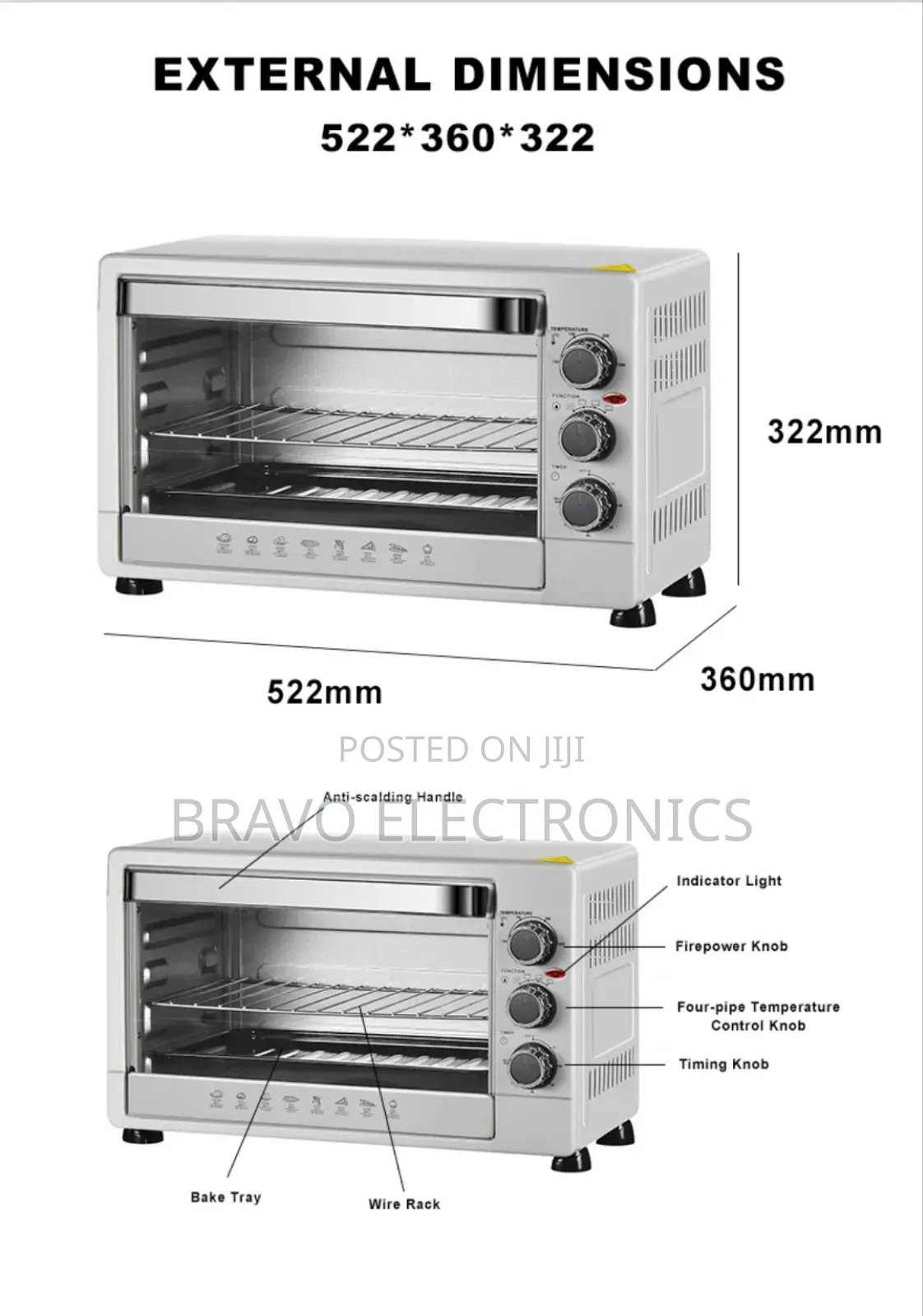 Electrical Oven 45l