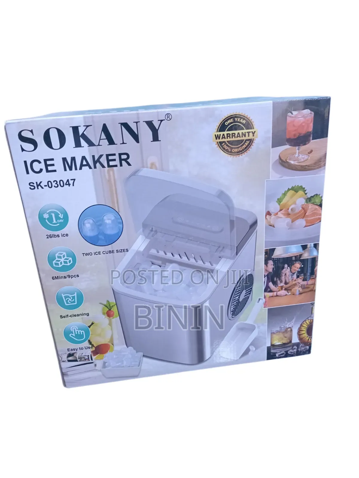 Sokany Ice Makers 6-Mine Big for Sale in Ice Free Deliver