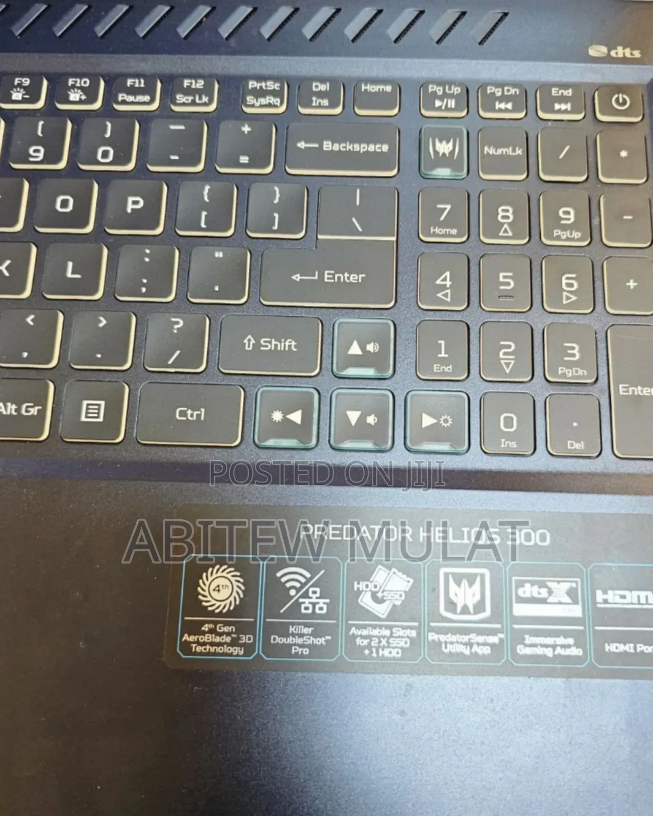 New Laptop Acer Predator Helios 300 16GB Intel Core I7 SSD 1T