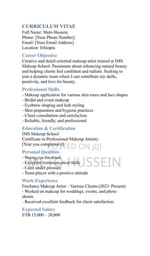 Photo - Online CVs Work From Home Promoting Using Phone