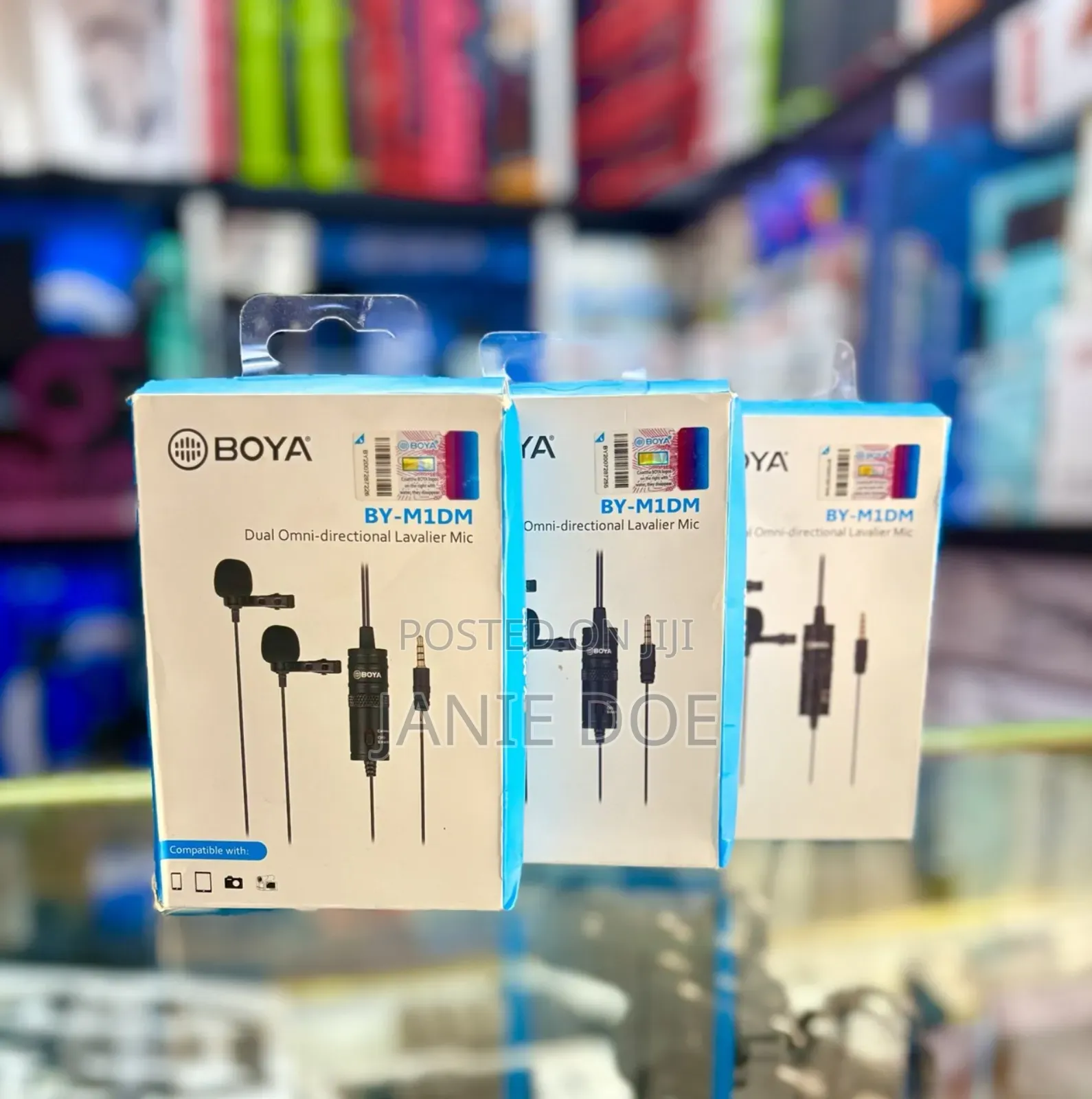 Boya Dual Wired Microphone