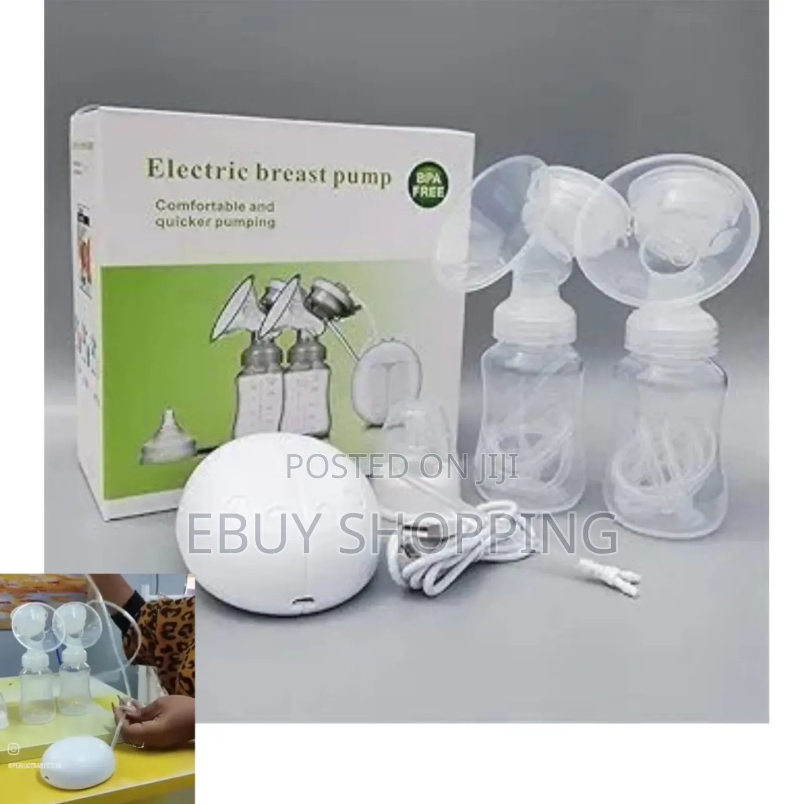 Dual Electric Pump With Display–Independent Suction Settings