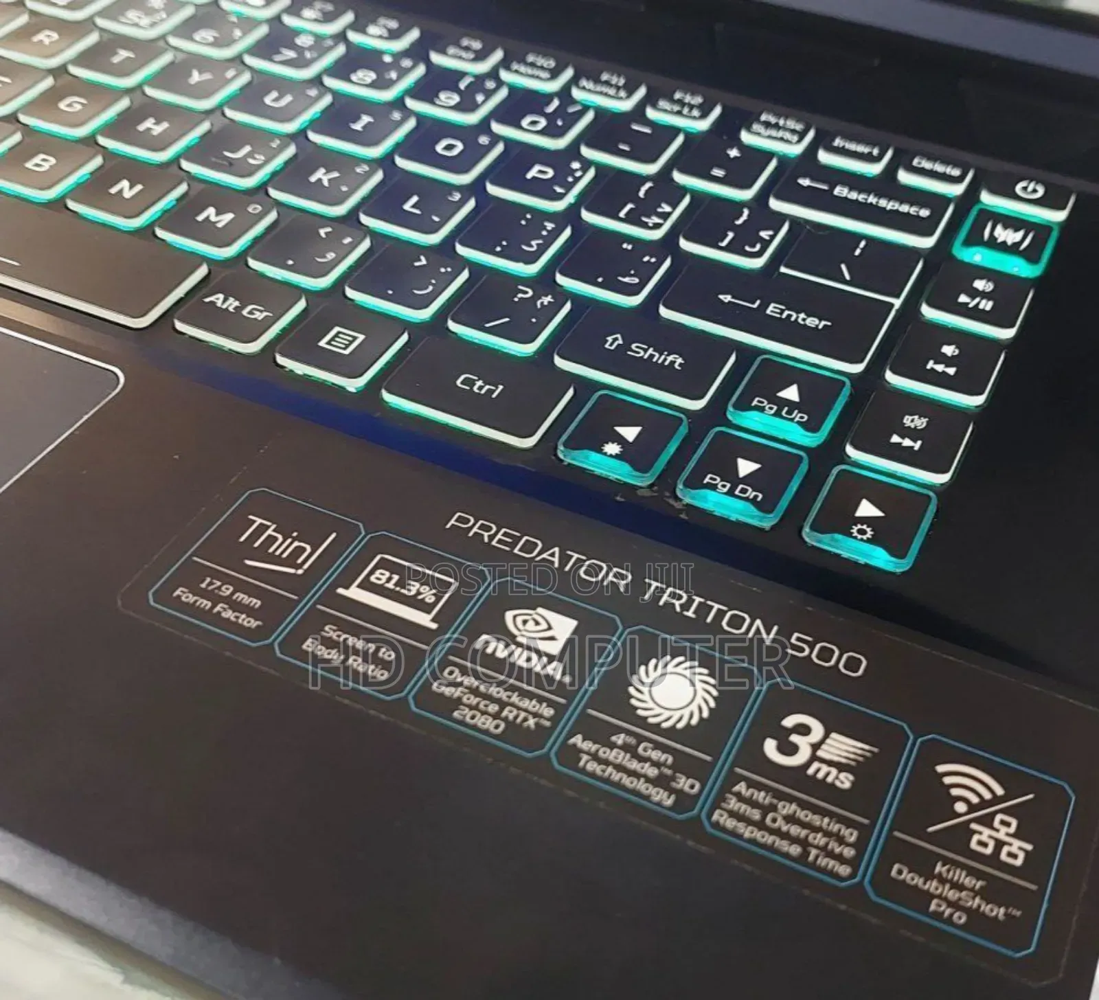 New Laptop Acer Predator Helios 300 16GB Intel Core I7 SSD 1T