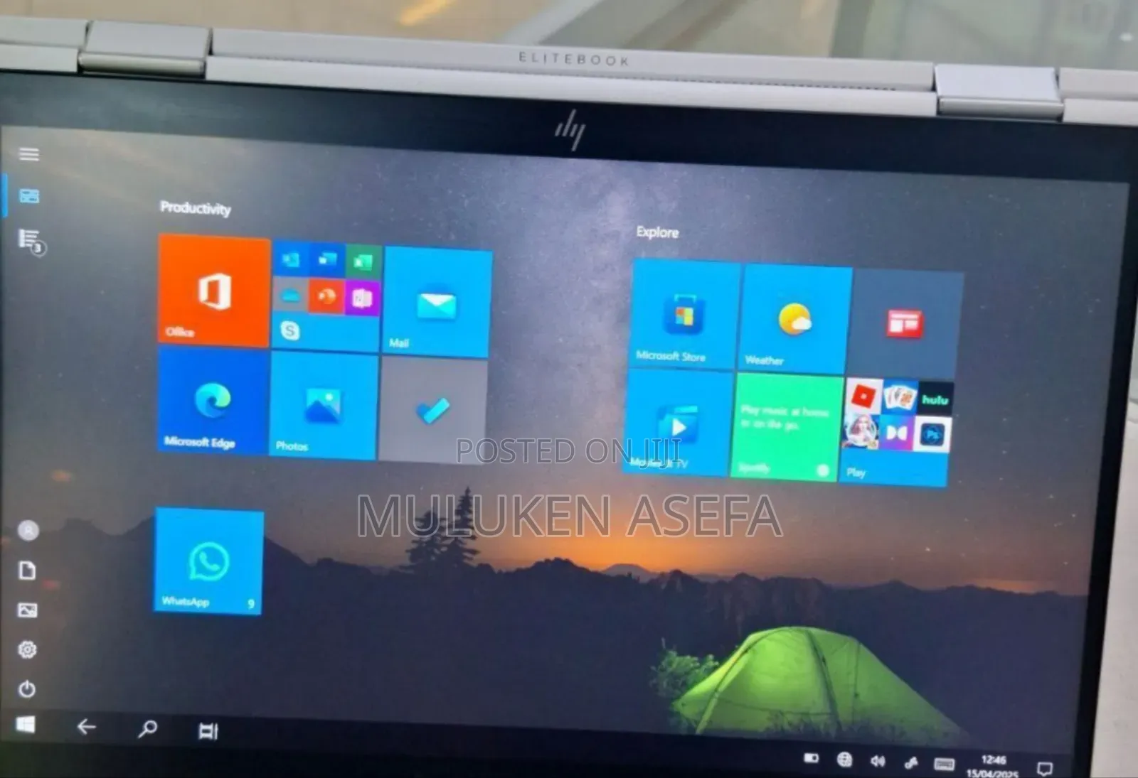 New Laptop HP EliteBook X360 1030 G3 8GB Intel Core I7 SSD 512GB