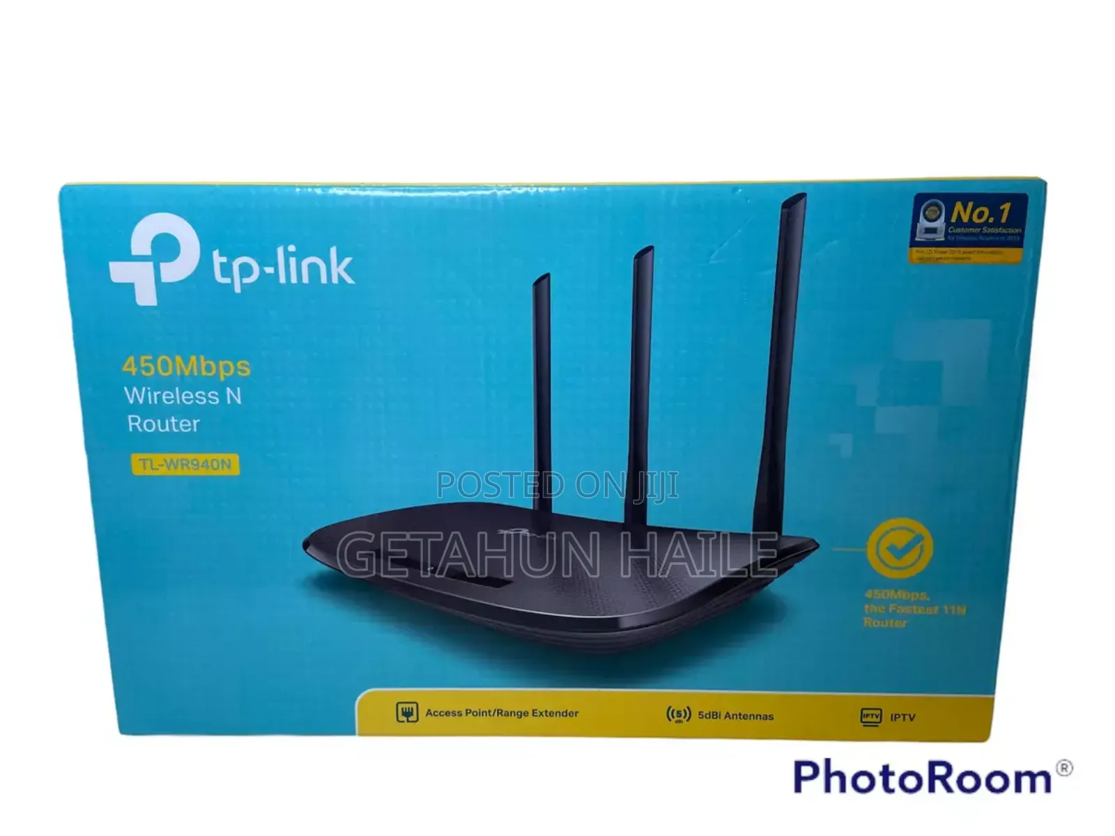 Tp-Link Tl-Wr940n Router 3 Antenna Wireless Range Extender